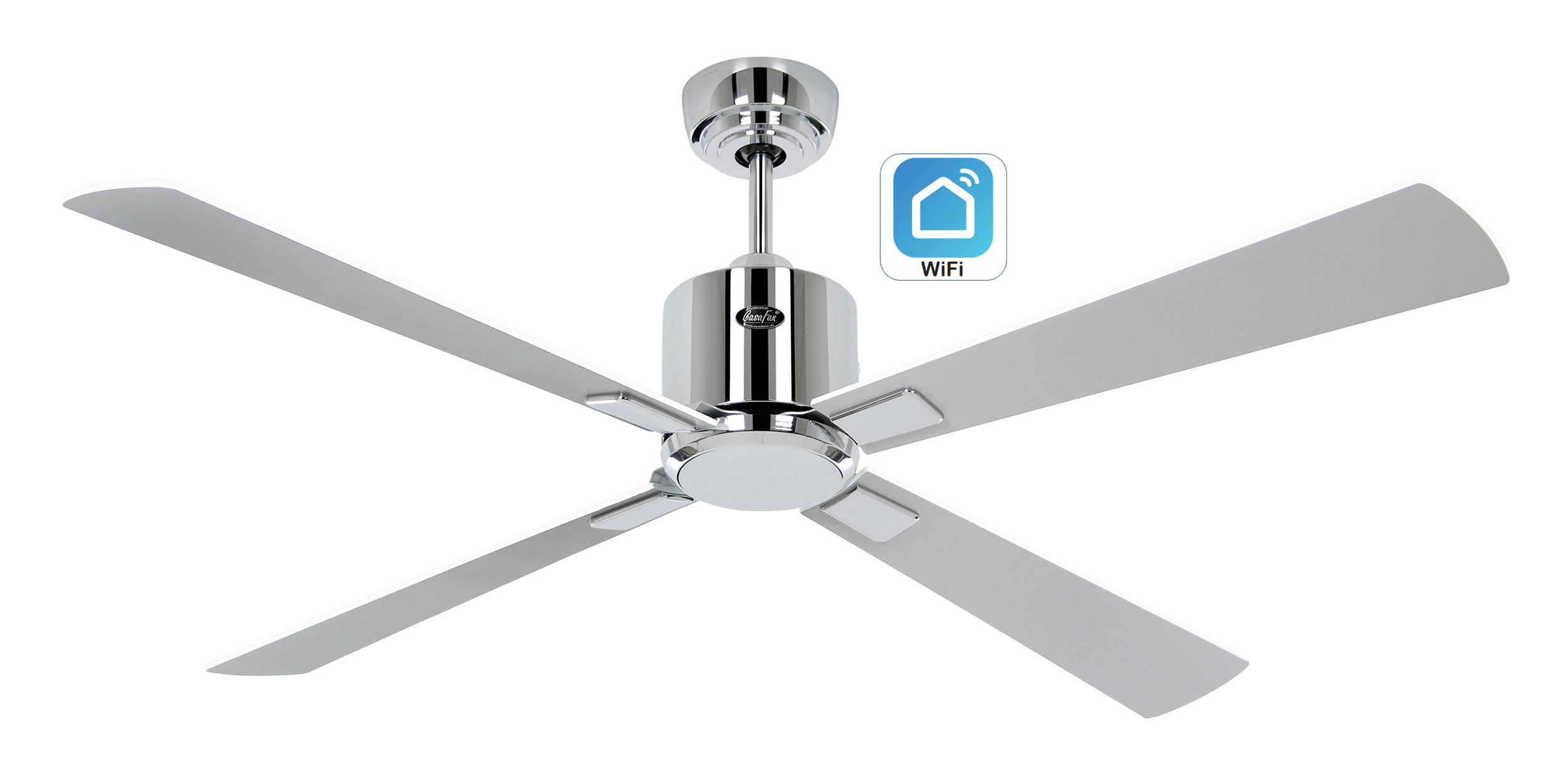 CasaFan Deckenventilator Eco Neo III 132 CH-WE/LG WiFi Produktbild Ean:4024397383573 SKU:948232W Deckenventilator von www.Deckenventilator-Experte.de Bild 1