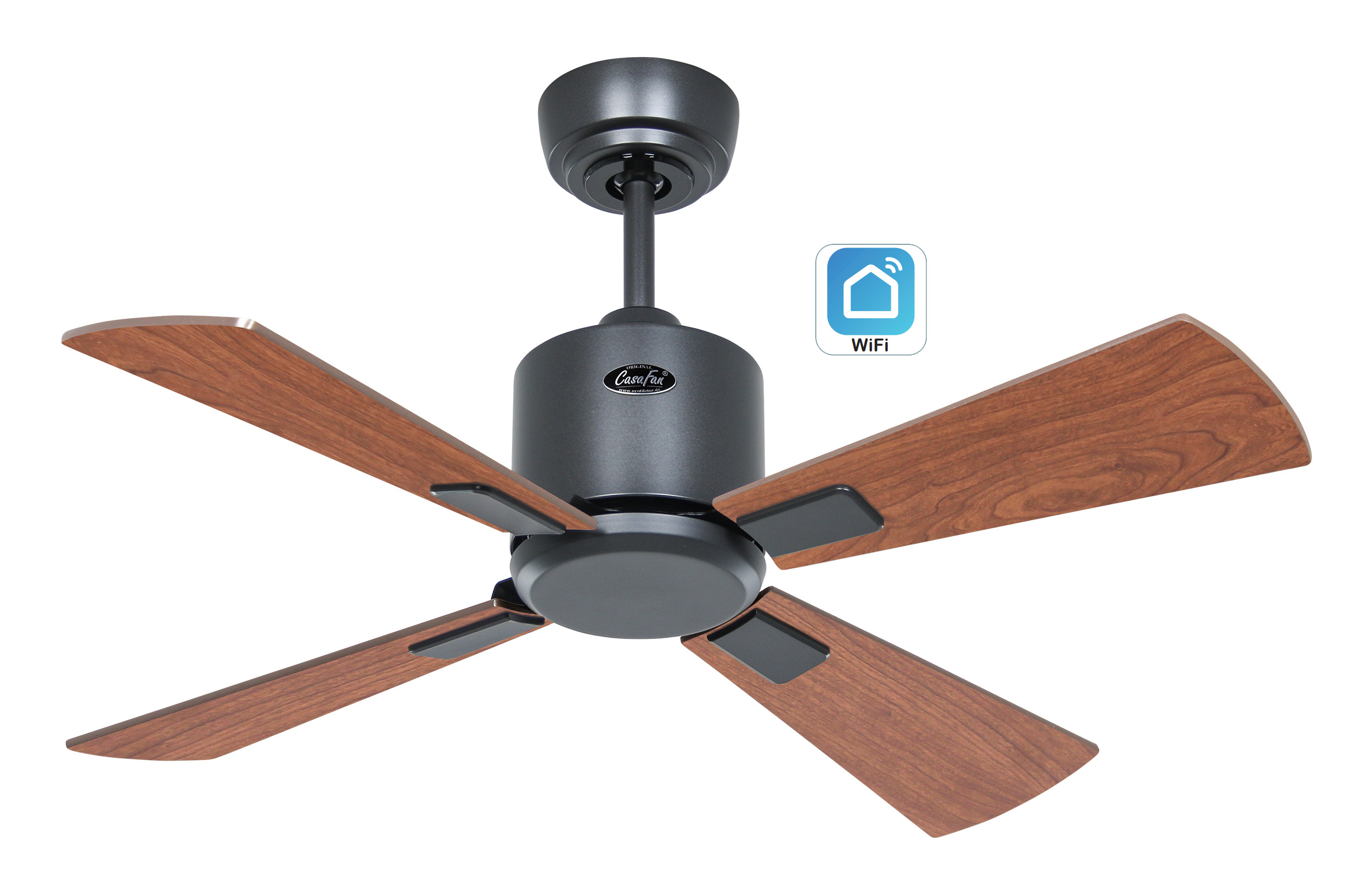 CasaFan Deckenventilator Eco Neo III 92 BG-NB/KI WiFi Produktbild Ean:4024397383061 SKU:952001W Deckenventilator von www.Deckenventilator-Experte.de Bild 1