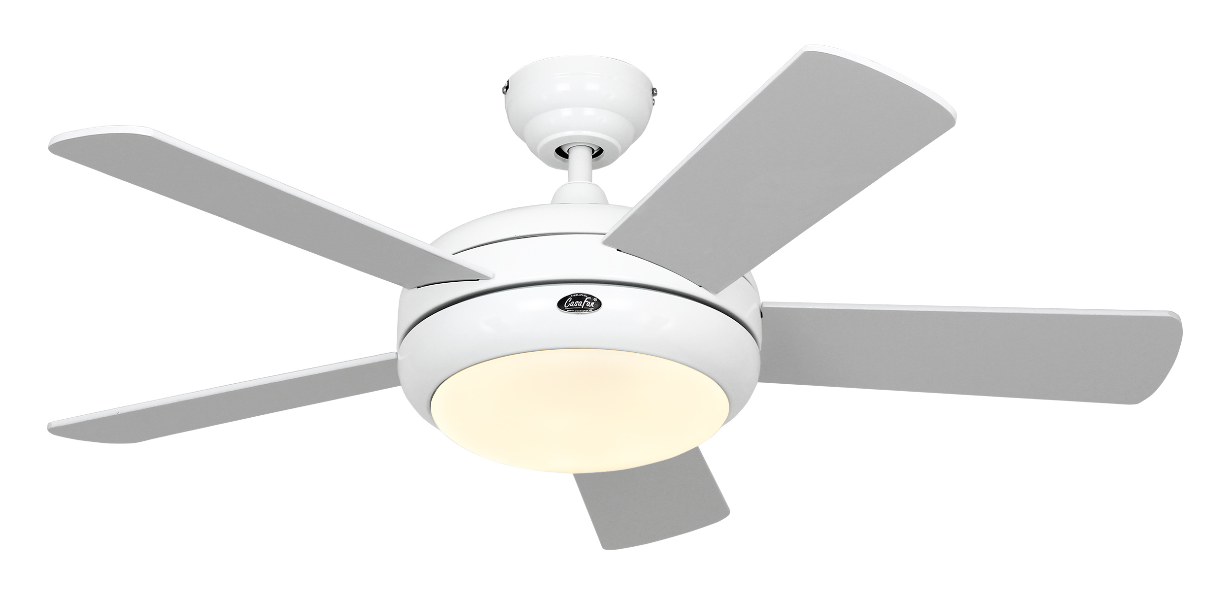 CasaFan Deckenventilator Titanium 105 WE-WE/LG ohne Steuerung Produktbild Ean:4024397370436 SKU:510561 Deckenventilator von www.Deckenventilator-Experte.de Bild 2