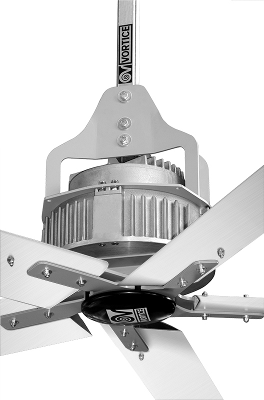 Vortice Großraumventilator Nordik HVLS Superblade 400 E Produktbild Ean:4024397379323 SKU:61096 Deckenventilator von www.Deckenventilator-Experte.de Bild 3
