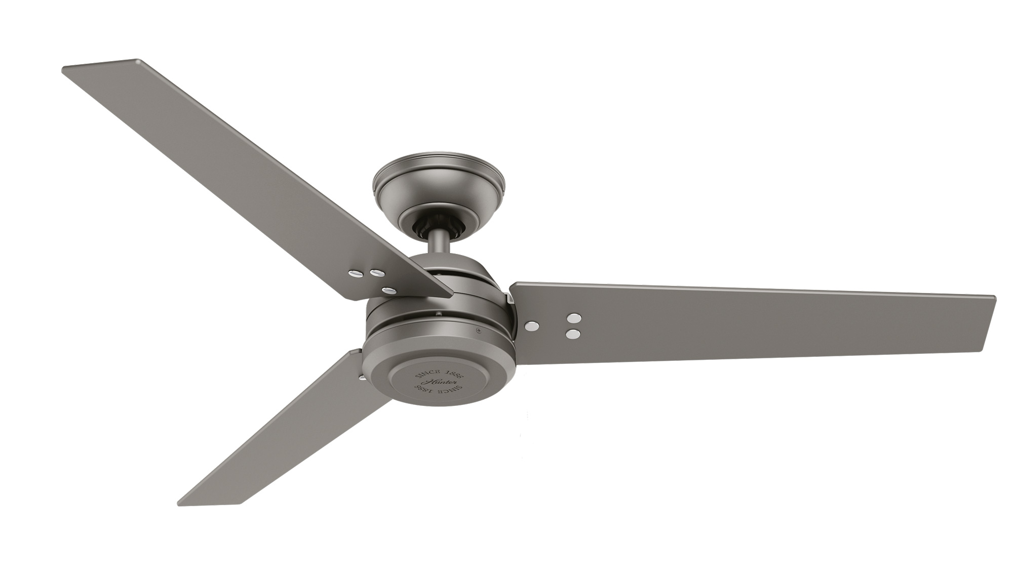 Hunter Deckenventilator Protos SIL Produktbild Ean:0049694506221 SKU:50622 Deckenventilator von www.Deckenventilator-Experte.de Bild 1