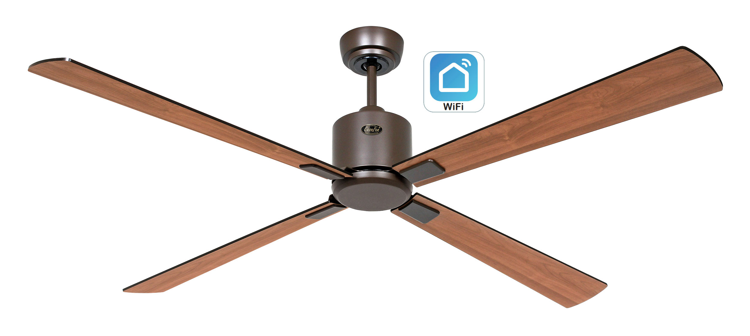 CasaFan Deckenventilator Eco Neo III 152 BZ-SW/TK WiFi Produktbild Ean:4024397383801 SKU:949303W Deckenventilator von www.Deckenventilator-Experte.de Bild 1