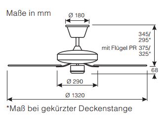 CasaFan Deckenventilator Outdoor Classic BZ-EB Produktbild Ean:4024397380169 SKU:513292 Deckenventilator von www.Deckenventilator-Experte.de Bild 3