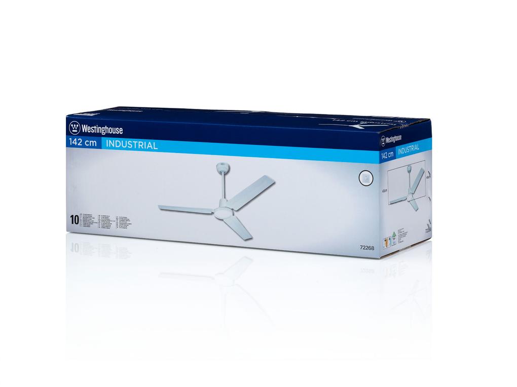 Westinghouse Industrial 142 cm Weiß Deckevenventilator - EAN 4895105605702 Produkt 7226840 Bild 5