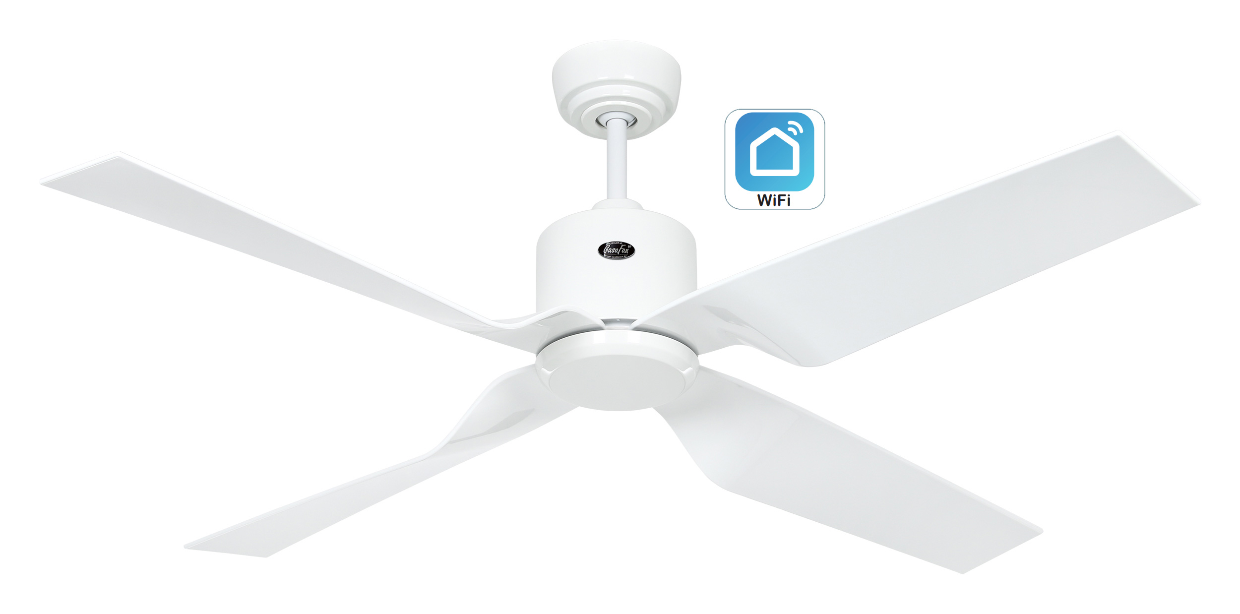 CasaFan Deckenventilator Eco Dynamix II WE-WE WiFi Produktbild Ean:4024397381197 SKU:313274W Deckenventilator von www.Deckenventilator-Experte.de Bild 1