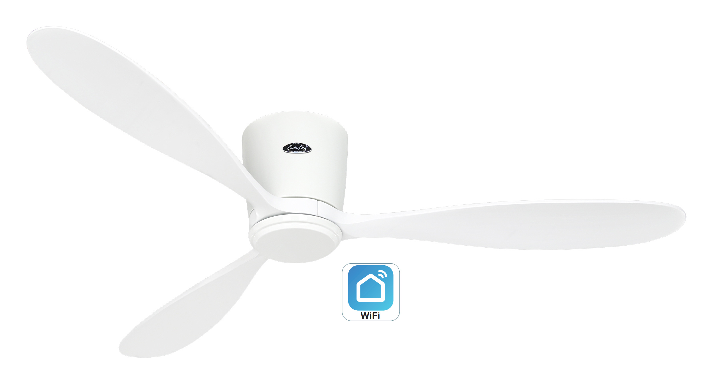 CasaFan Deckenventilator Eco Plano Wood WE-WE WiFi Produktbild Ean:4024397381029 SKU:313291W Deckenventilator von www.Deckenventilator-Experte.de Bild 1