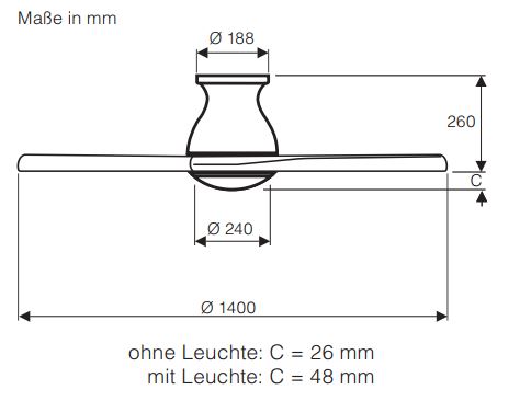 CasaFan Deckenventilator Eco Regento WE-NB Produktbild Ean:4024397377886 SKU:314052 Deckenventilator von www.Deckenventilator-Experte.de Bild 7