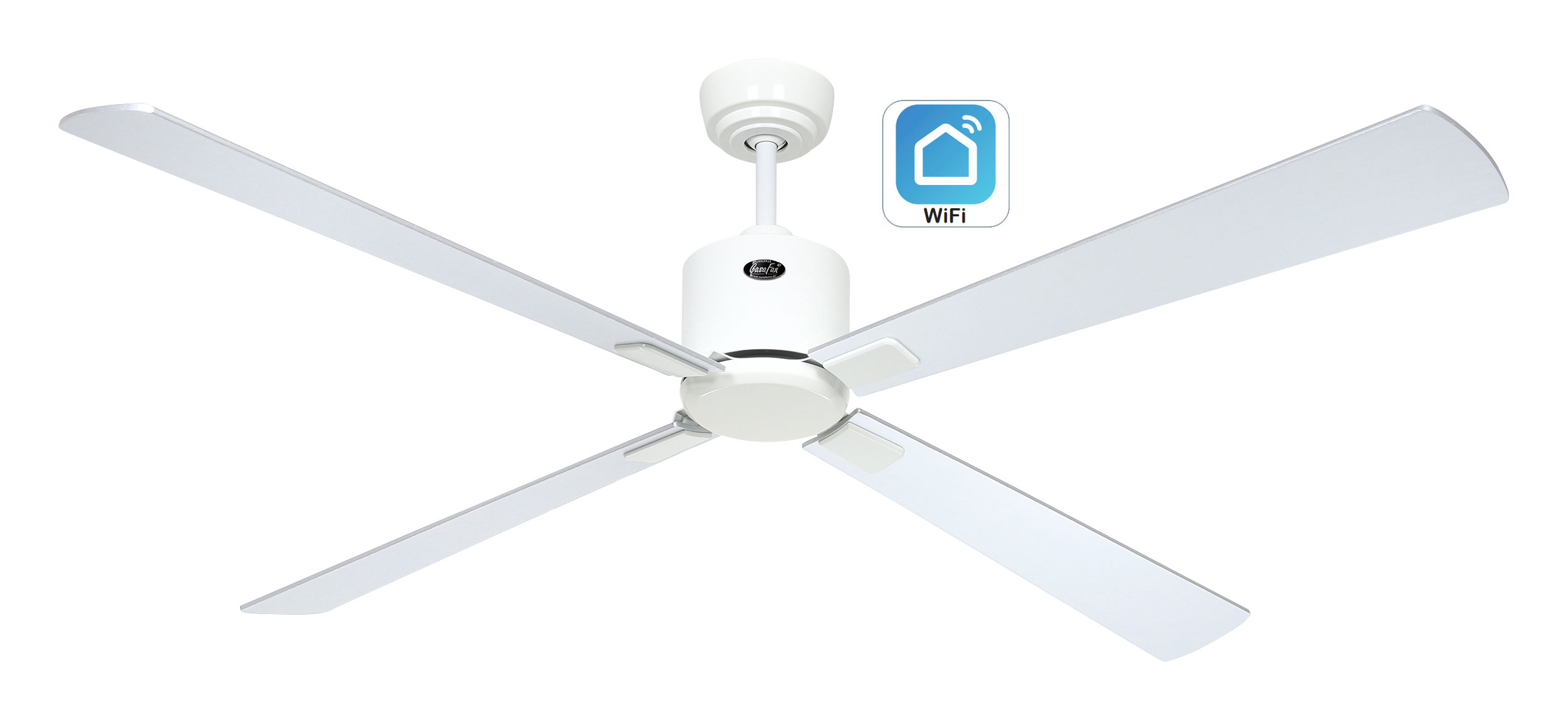 CasaFan Deckenventilator Eco Neo III 152 WE-WN/SI WiFi Produktbild Ean:4024397383665 SKU:943337W Deckenventilator von www.Deckenventilator-Experte.de Bild 1