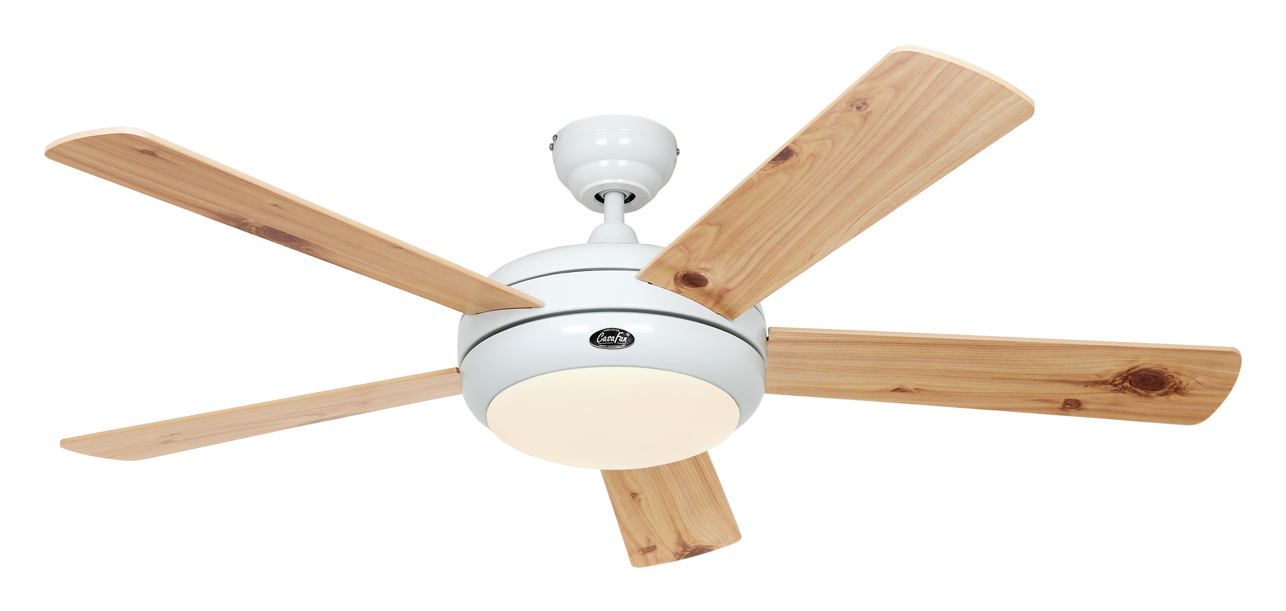 CasaFan Deckenventilator Titanium 132 WE-BU/KF mit Fernbedienung Produktbild Ean:4024397364541 SKU:9513258 Deckenventilator von www.Deckenventilator-Experte.de Bild 1