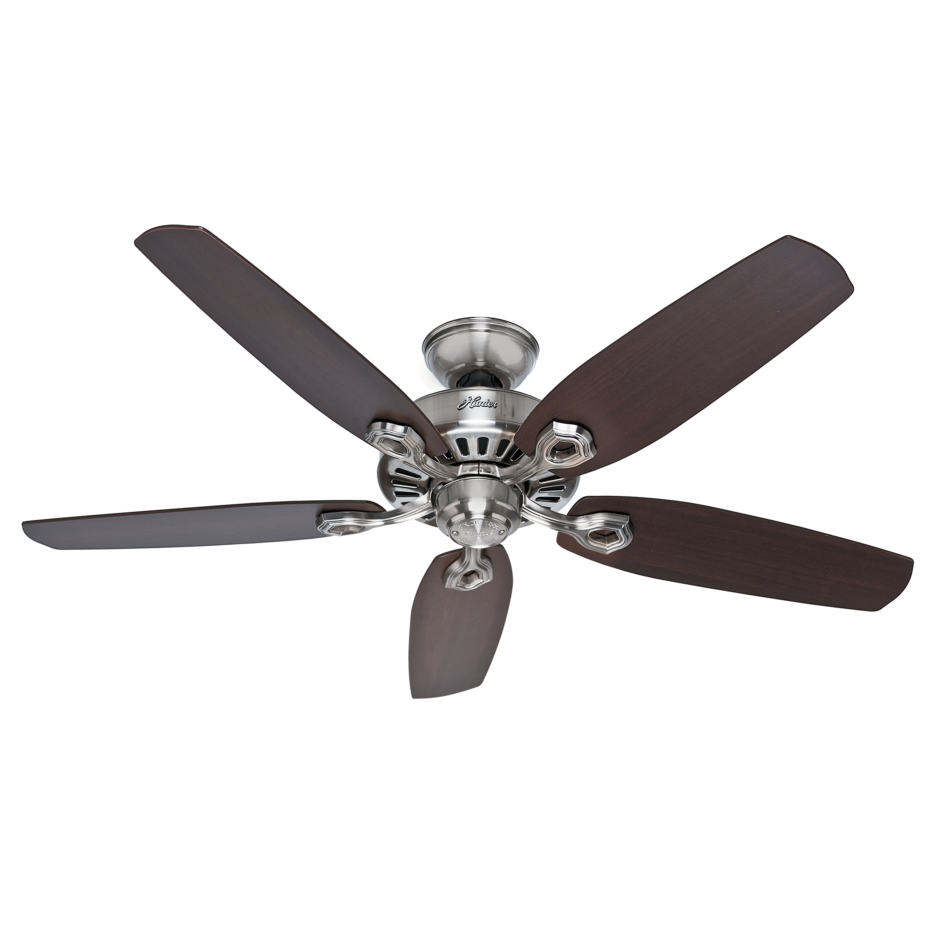 Hunter Deckenventilator Builder Elite BN Produktbild Ean:0049694505668 SKU:50566 Deckenventilator von www.Deckenventilator-Experte.de Bild 1