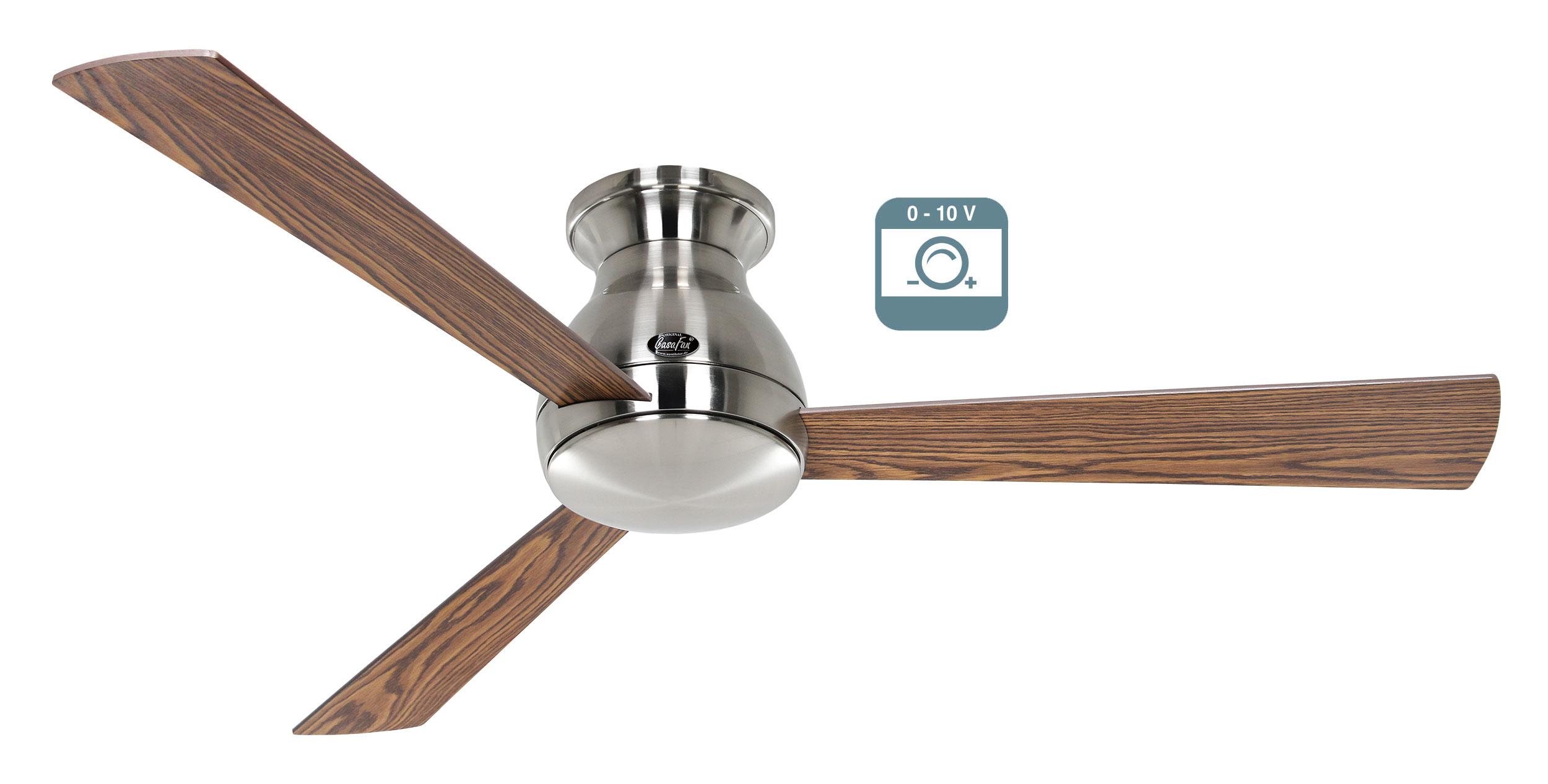 CasaFan Deckenventilator Eco Pallas 142 BN-EA/NB 0 - 10 V Produktbild Ean:4024397382347 SKU:3142711 Deckenventilator von www.Deckenventilator-Experte.de Bild 1