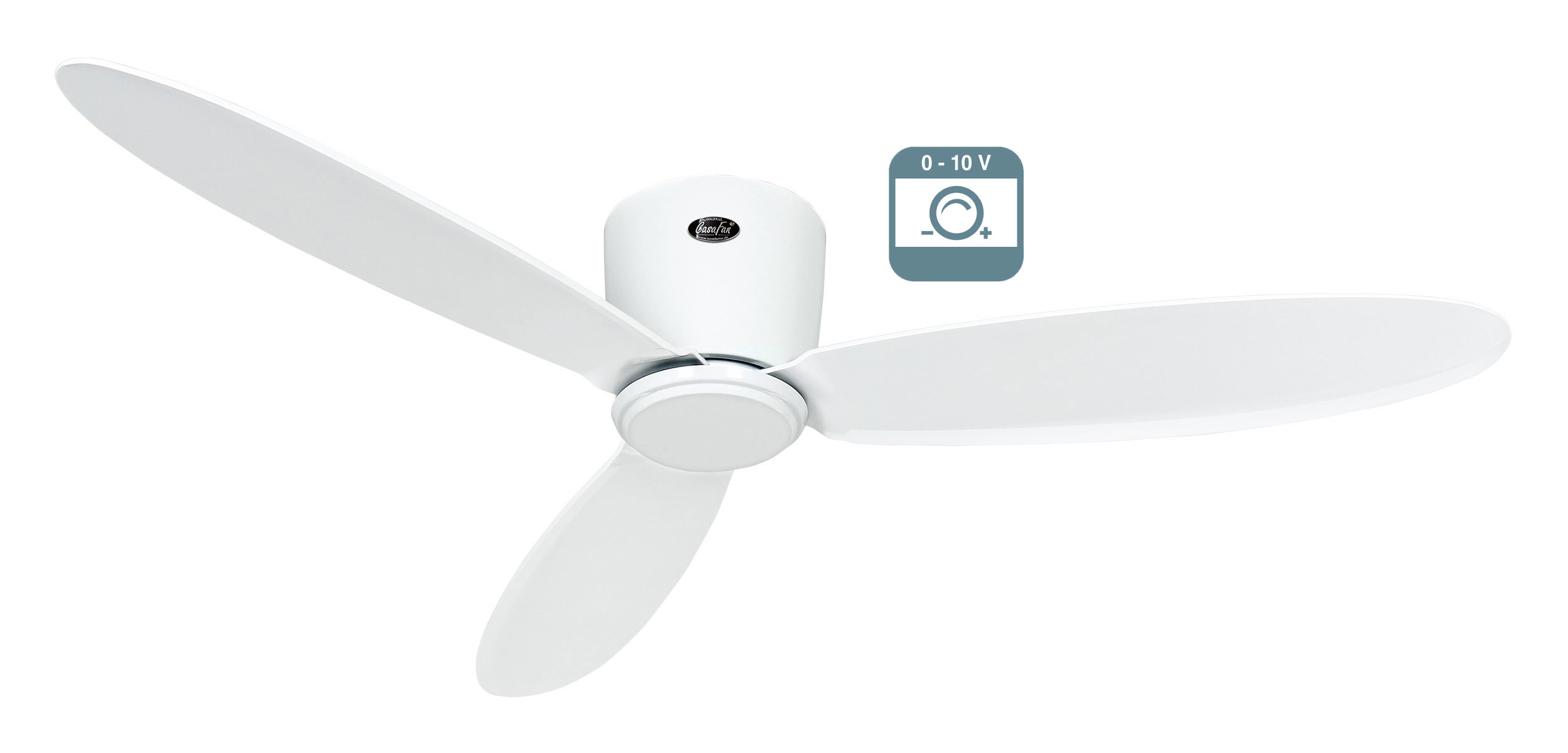 CasaFan Deckenventilator Eco Plano II 132 WE-WE 0 - 10 V Produktbild Ean:4024397382248 SKU:3132831 Deckenventilator von www.Deckenventilator-Experte.de Bild 1