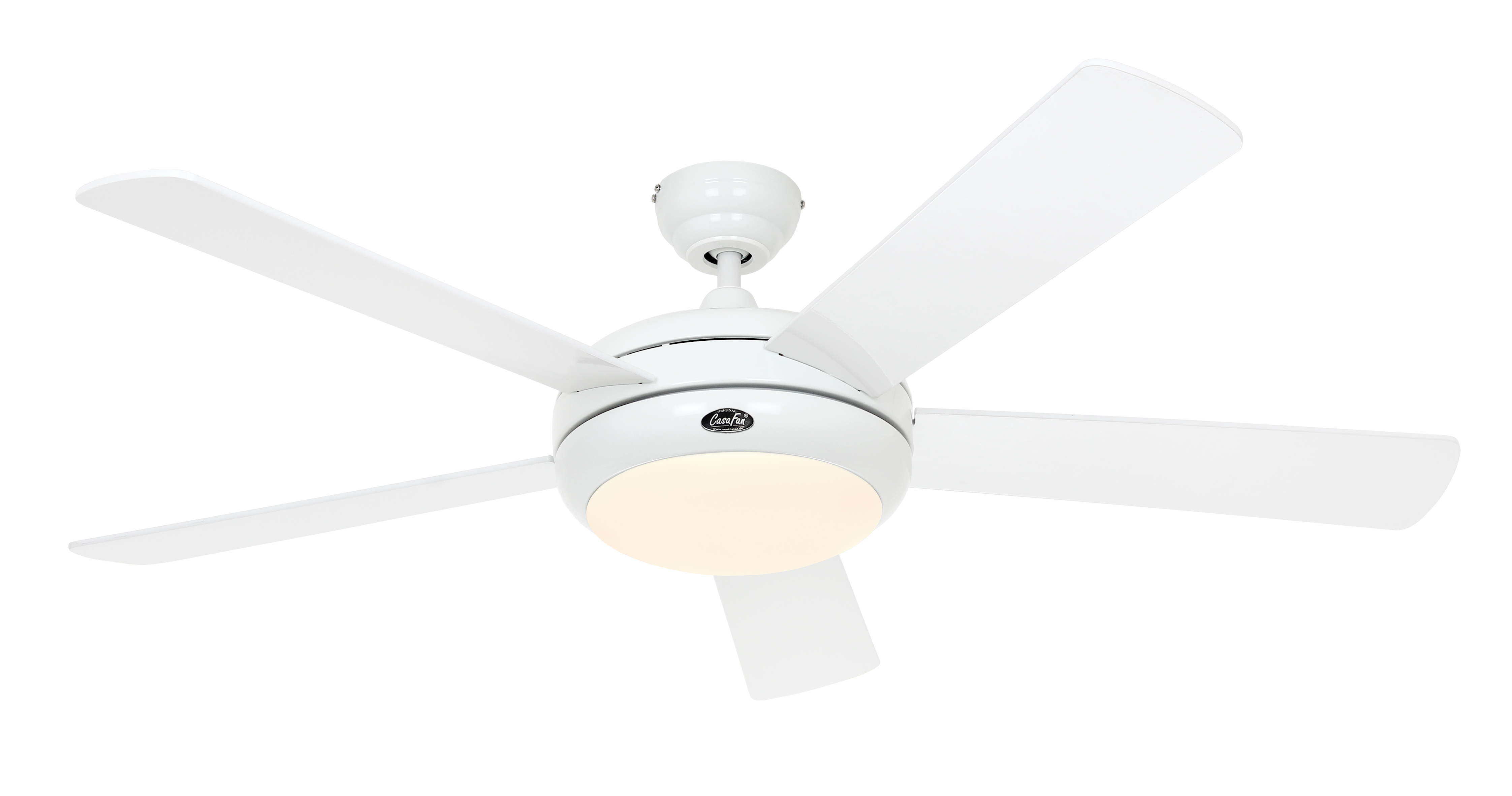 CasaFan Deckenventilator Titanium 132 WE-WE/LG ohne Steuerung Produktbild Ean:4024397340644 SKU:513261 Deckenventilator von www.Deckenventilator-Experte.de Bild 1