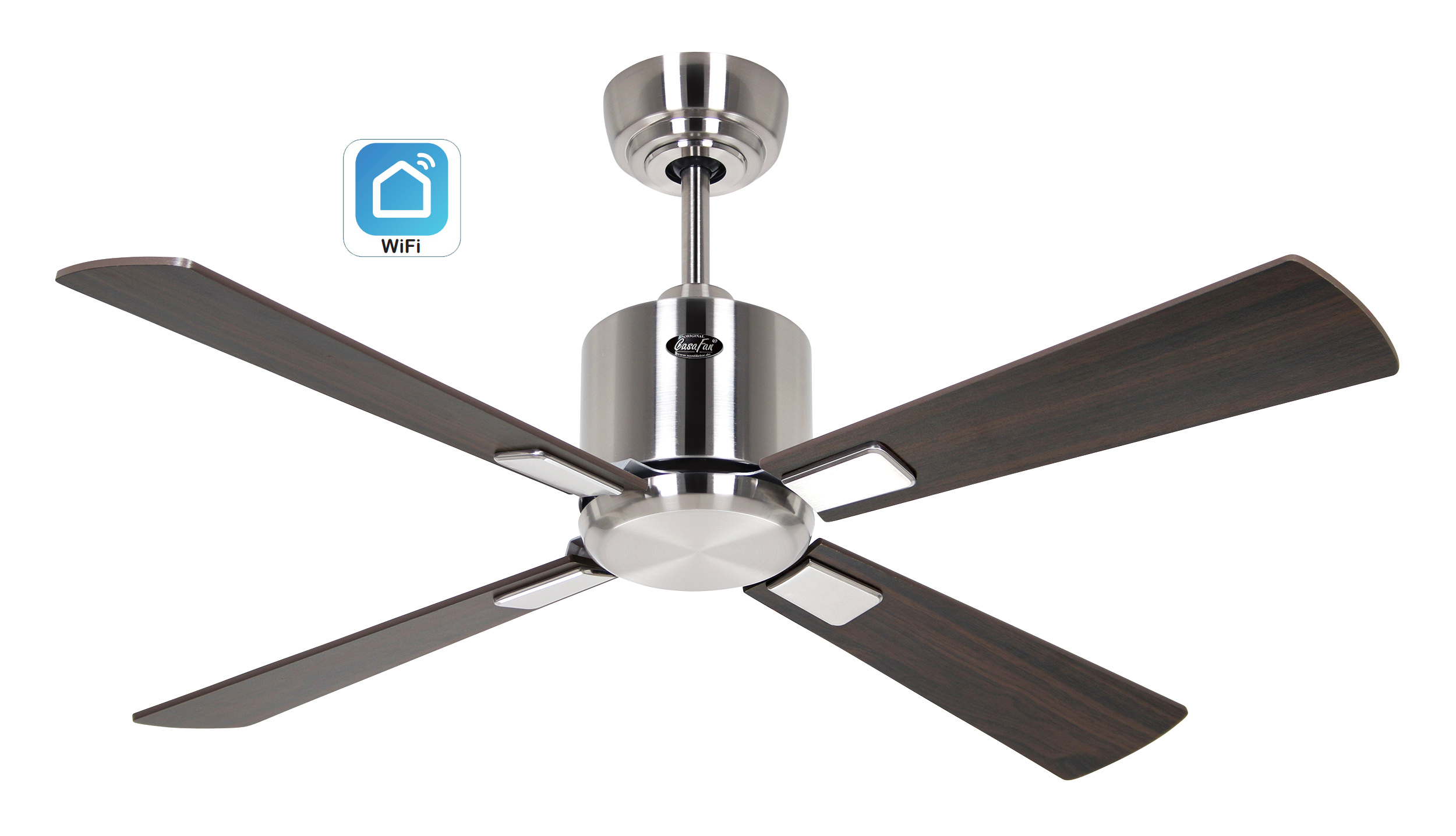 CasaFan Deckenventilator Eco Neo III 103 BN-NB/KI WiFi Produktbild Ean:4024397383290 SKU:942111W Deckenventilator von www.Deckenventilator-Experte.de Bild 1