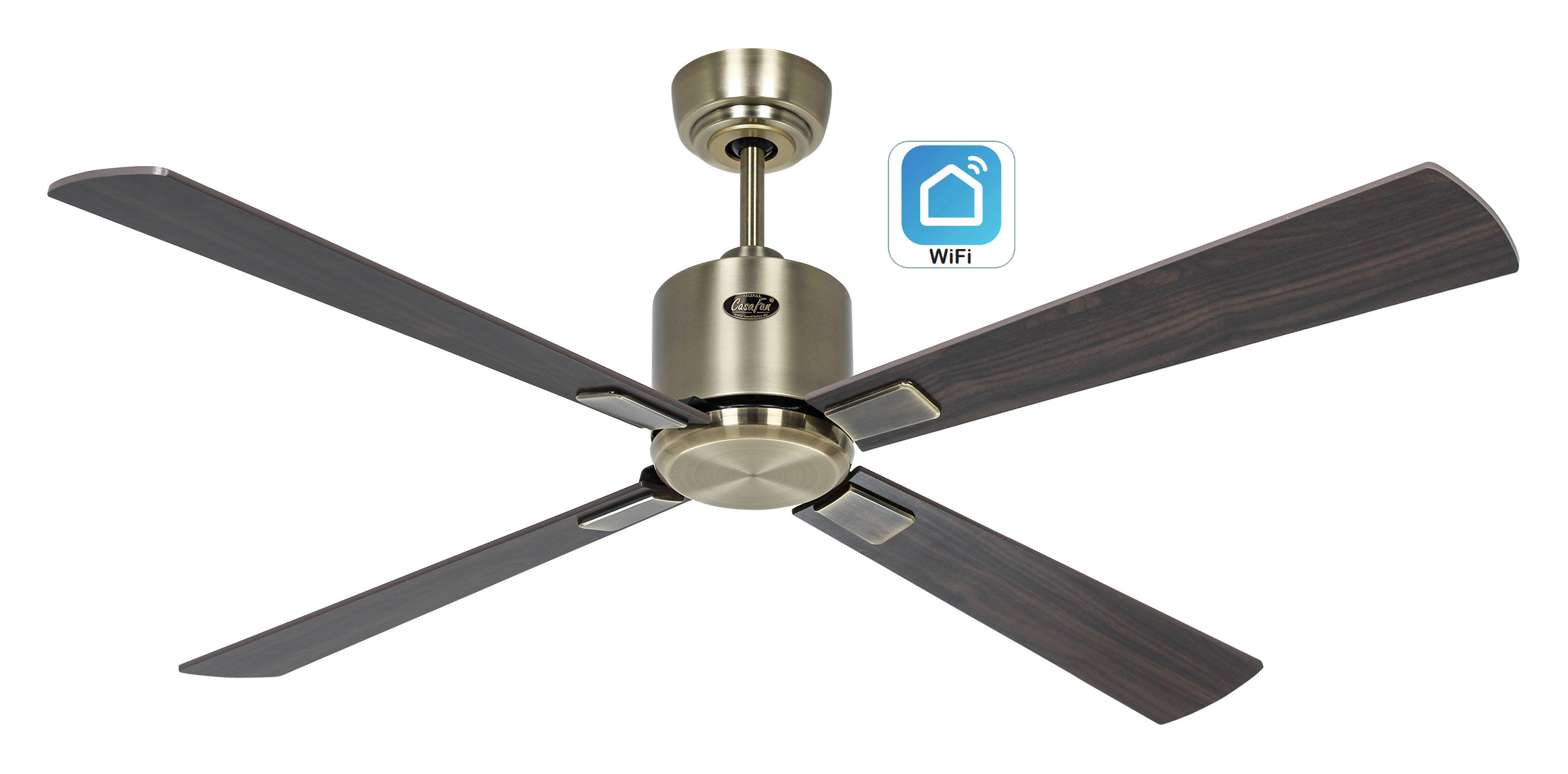 CasaFan Deckenventilator Eco Neo III 132 MA-NB/KI WiFi Produktbild Ean:4024397383542 SKU:944212W Deckenventilator von www.Deckenventilator-Experte.de Bild 1