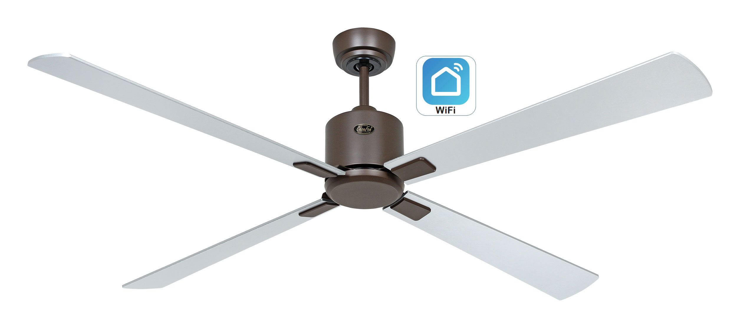 CasaFan Deckenventilator Eco Neo III 152 BZ-WN/SI WiFi Produktbild Ean:4024397383795 SKU:949337W Deckenventilator von www.Deckenventilator-Experte.de Bild 1