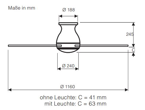 CasaFan Deckenventilator Eco Pallas 116 BN-SI/KI Produktbild Ean:4024397377930 SKU:311673 Deckenventilator von www.Deckenventilator-Experte.de Bild 5