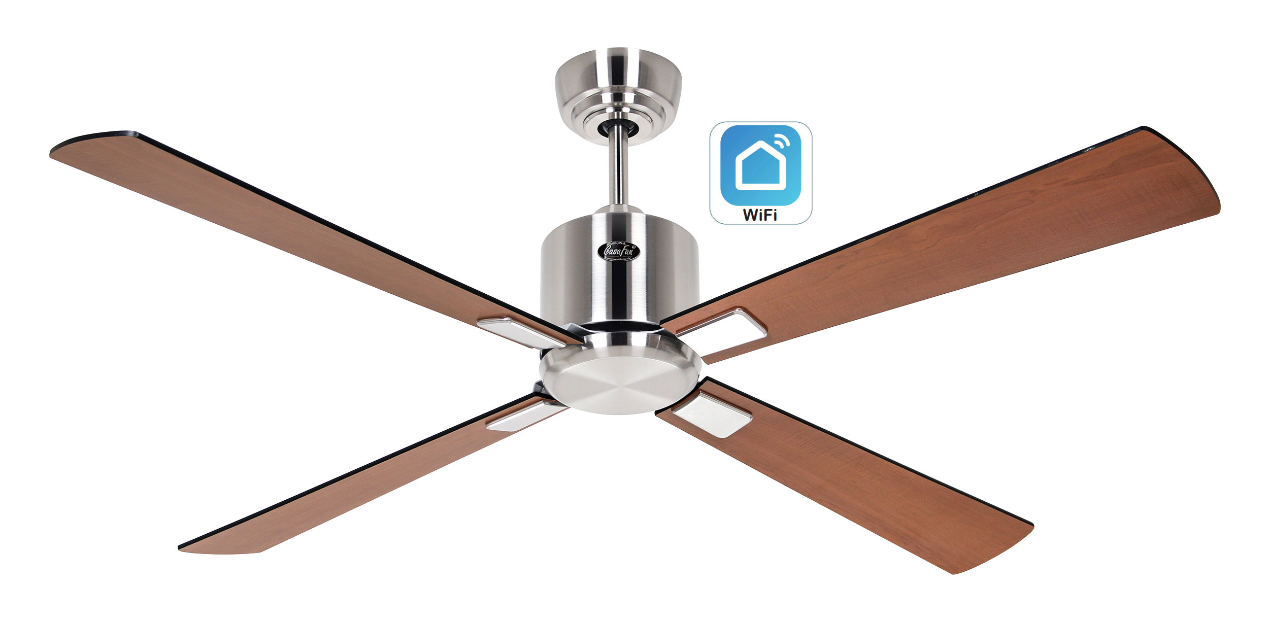 CasaFan Deckenventilator Eco Neo III 132 BN-SW/TK WiFi Produktbild Ean:4024397383580 SKU:942202W Deckenventilator von www.Deckenventilator-Experte.de Bild 1