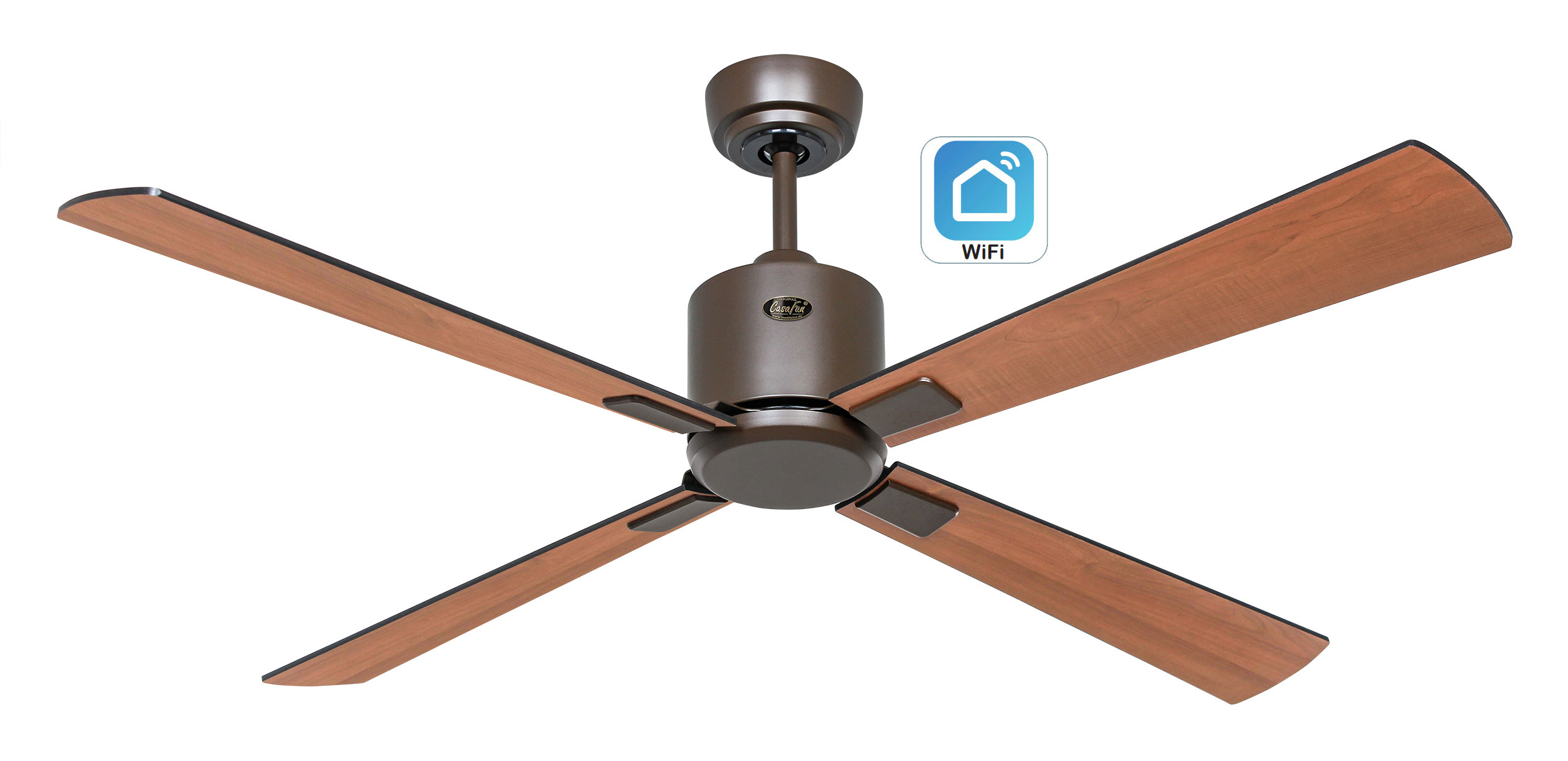 CasaFan Deckenventilator Eco Neo III 132 BZ-SW/TK WiFi Produktbild Ean:4024397383634 SKU:949202W Deckenventilator von www.Deckenventilator-Experte.de Bild 1