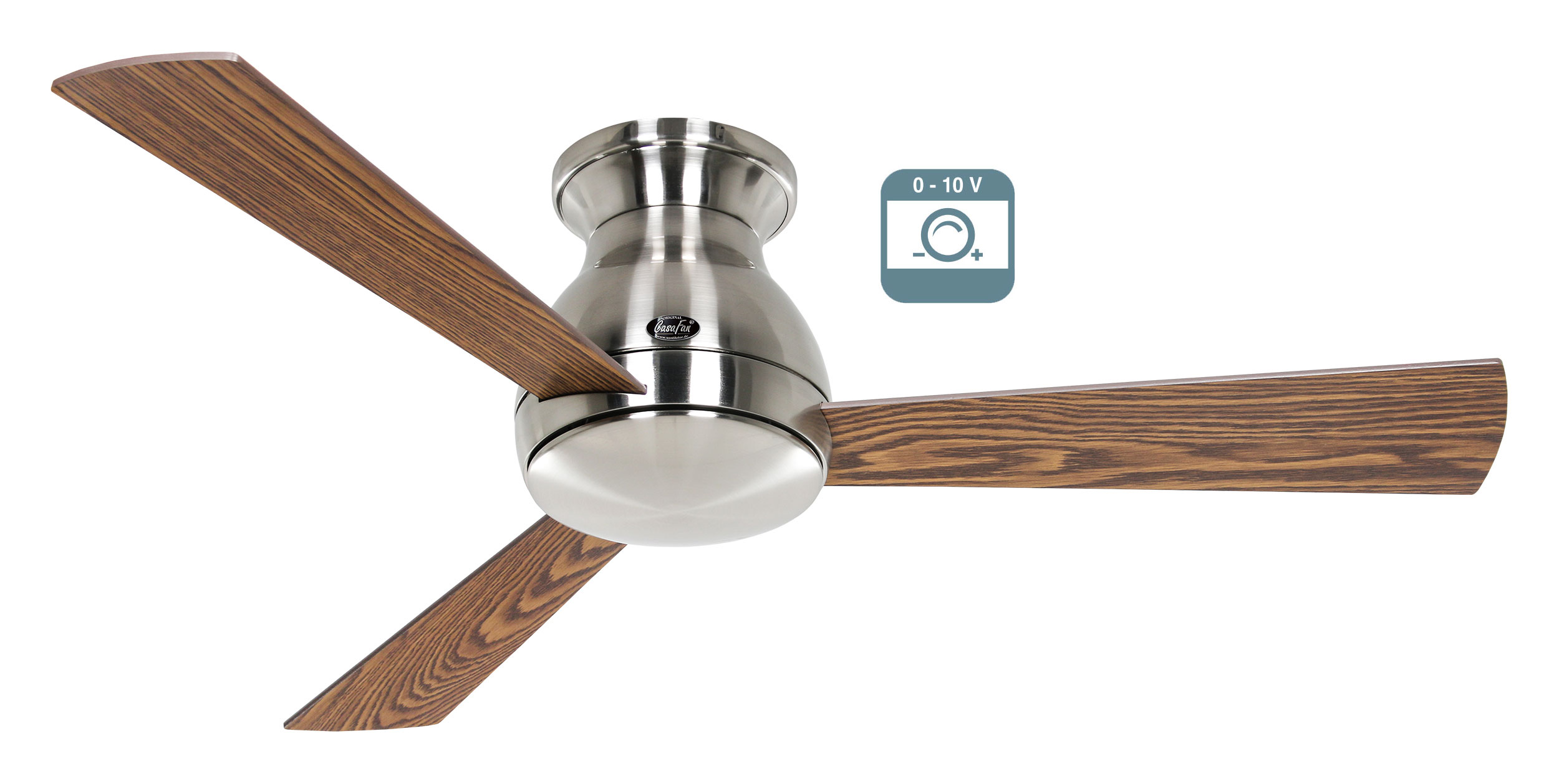 CasaFan Deckenventilator Eco Pallas 116 BN-EA/NB 0 - 10 V Produktbild Ean:4024397382262 SKU:3116711 Deckenventilator von www.Deckenventilator-Experte.de Bild 1