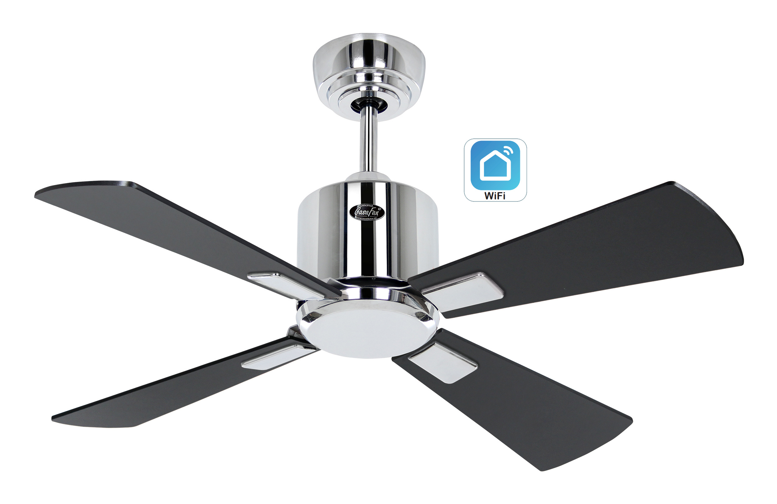 CasaFan Deckenventilator Eco Neo III 92 CH-SW/TK WiFi Produktbild Ean:4024397383160 SKU:948001W Deckenventilator von www.Deckenventilator-Experte.de Bild 1