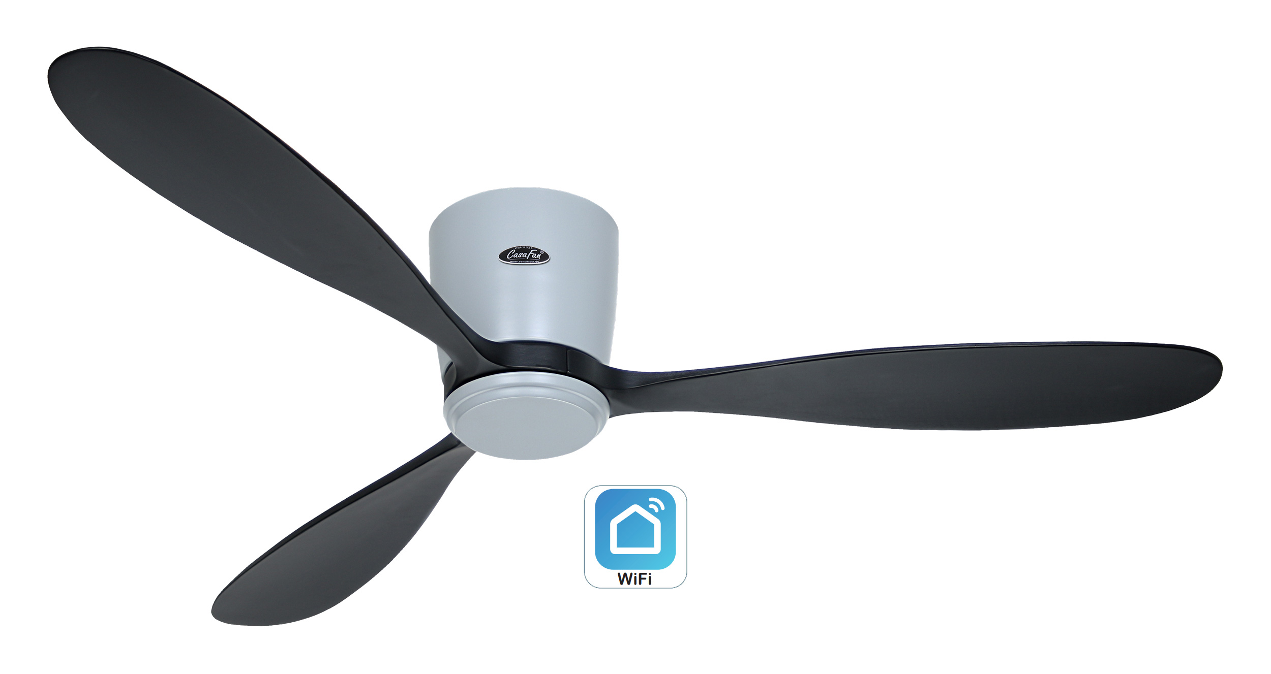CasaFan Deckenventilator Eco Plano Wood LG-SW WiFi Produktbild Ean:4024397381104 SKU:313299W Deckenventilator von www.Deckenventilator-Experte.de Bild 1