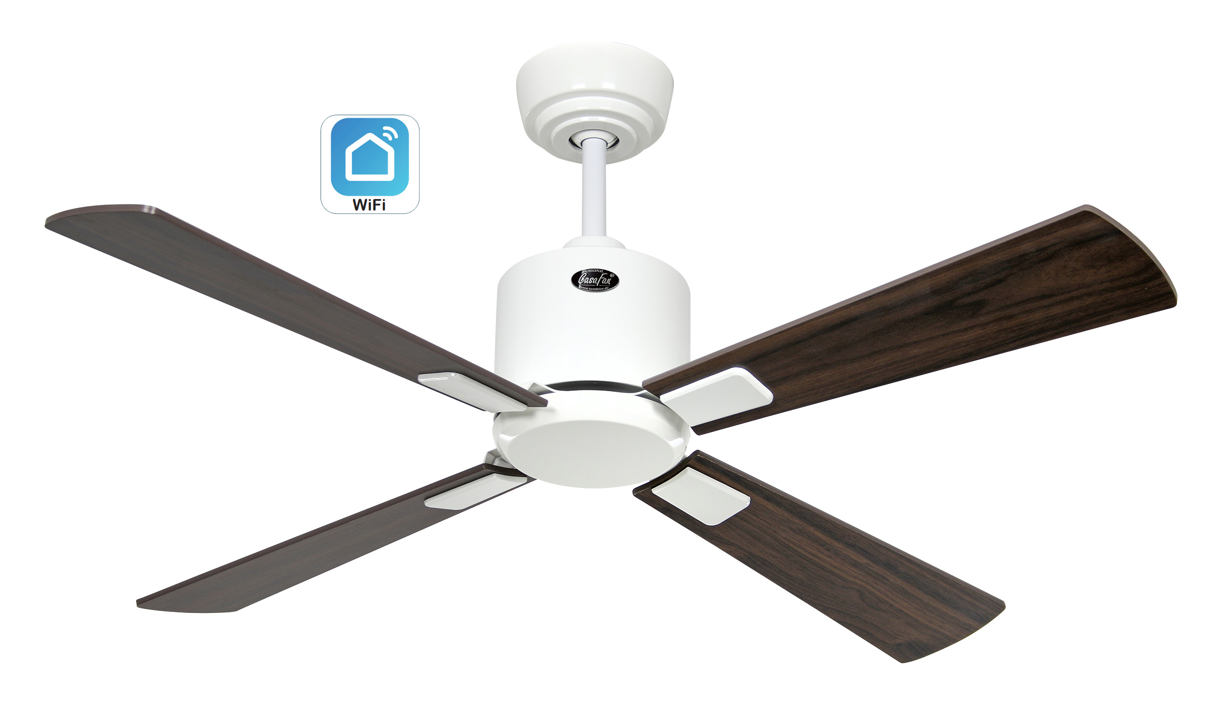 CasaFan Deckenventilator Eco Neo III 103 WE-NB/KI WiFi Produktbild Ean:4024397383412 SKU:943111W Deckenventilator von www.Deckenventilator-Experte.de Bild 1