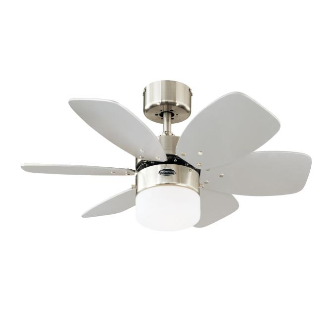 Westinghouse Flora Royale 76 cm Silber/Weiß Deckevenventilator - EAN 4895105605740 Produkt 7878840 Bild 0