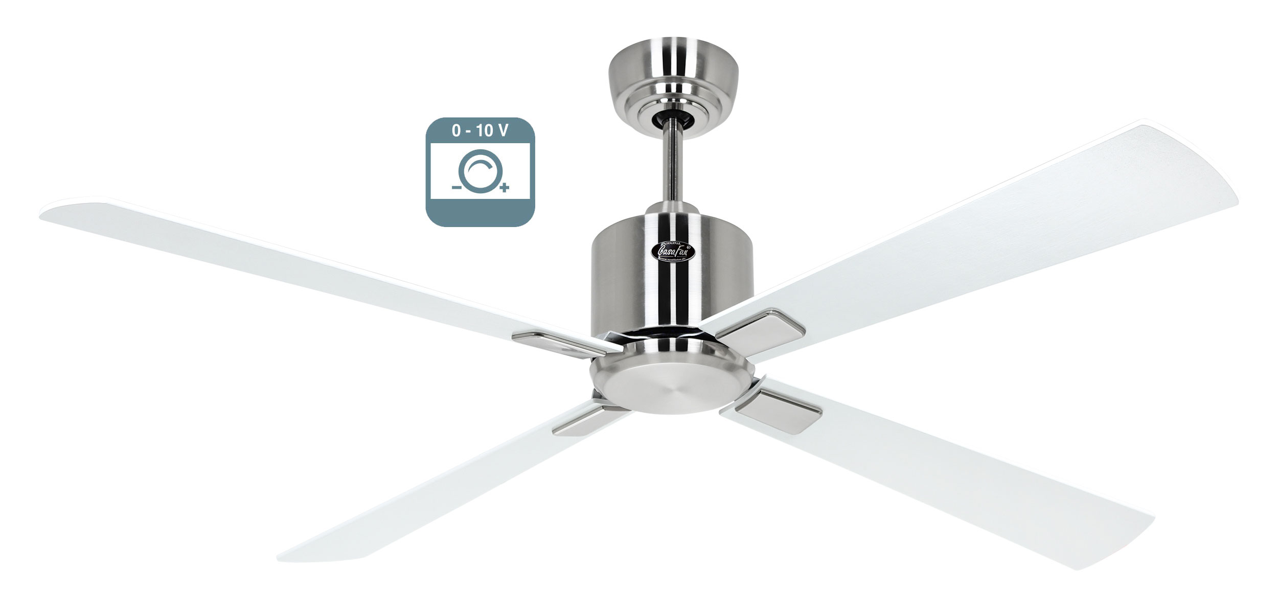 CasaFan Deckenventilator Eco Neo III 132 BN-WE/LG 0 - 10 V Produktbild Ean:4024397384488 SKU:9422321 Deckenventilator von www.Deckenventilator-Experte.de Bild 1