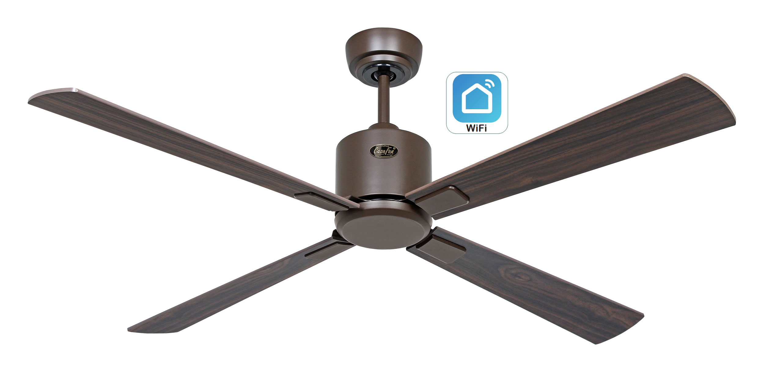 CasaFan Deckenventilator Eco Neo III 132 BZ-NB/KI WiFi Produktbild Ean:4024397383627 SKU:949212W Deckenventilator von www.Deckenventilator-Experte.de Bild 1