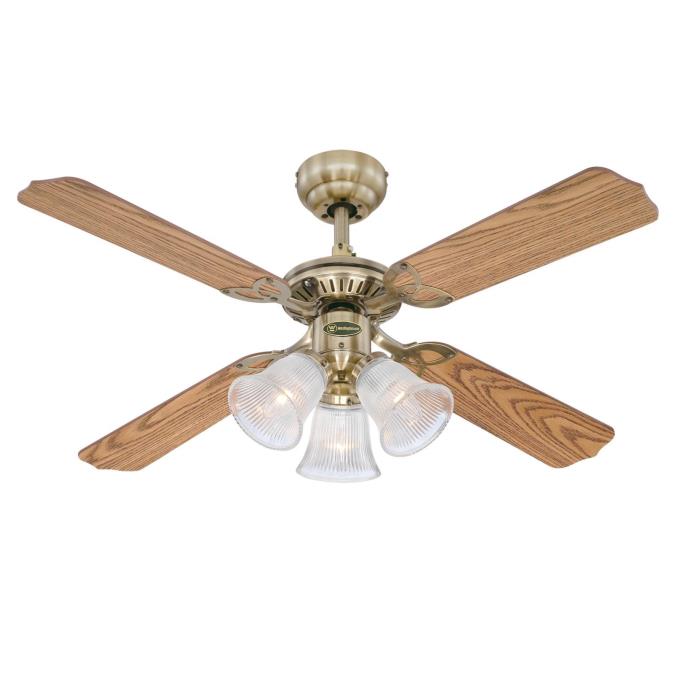 Westinghouse Princess Trio 105 cm Mahagoni Eiche Deckevenventilator - EAN 4895105608741 Produkt 7826540 Bild 0