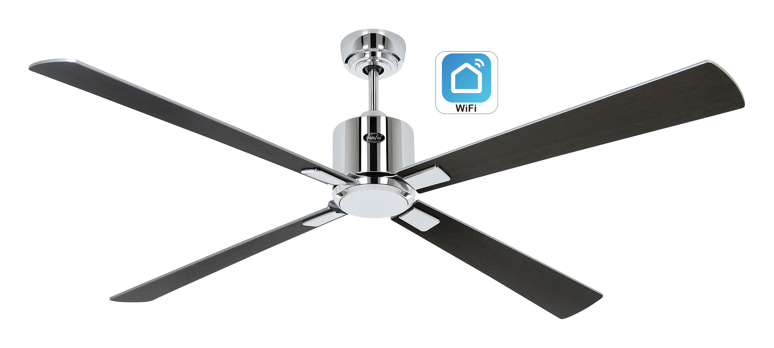 CasaFan Deckenventilator Eco Neo III 152 CH-WN/SI WiFi Produktbild Ean:4024397383757 SKU:948337W Deckenventilator von www.Deckenventilator-Experte.de Bild 1