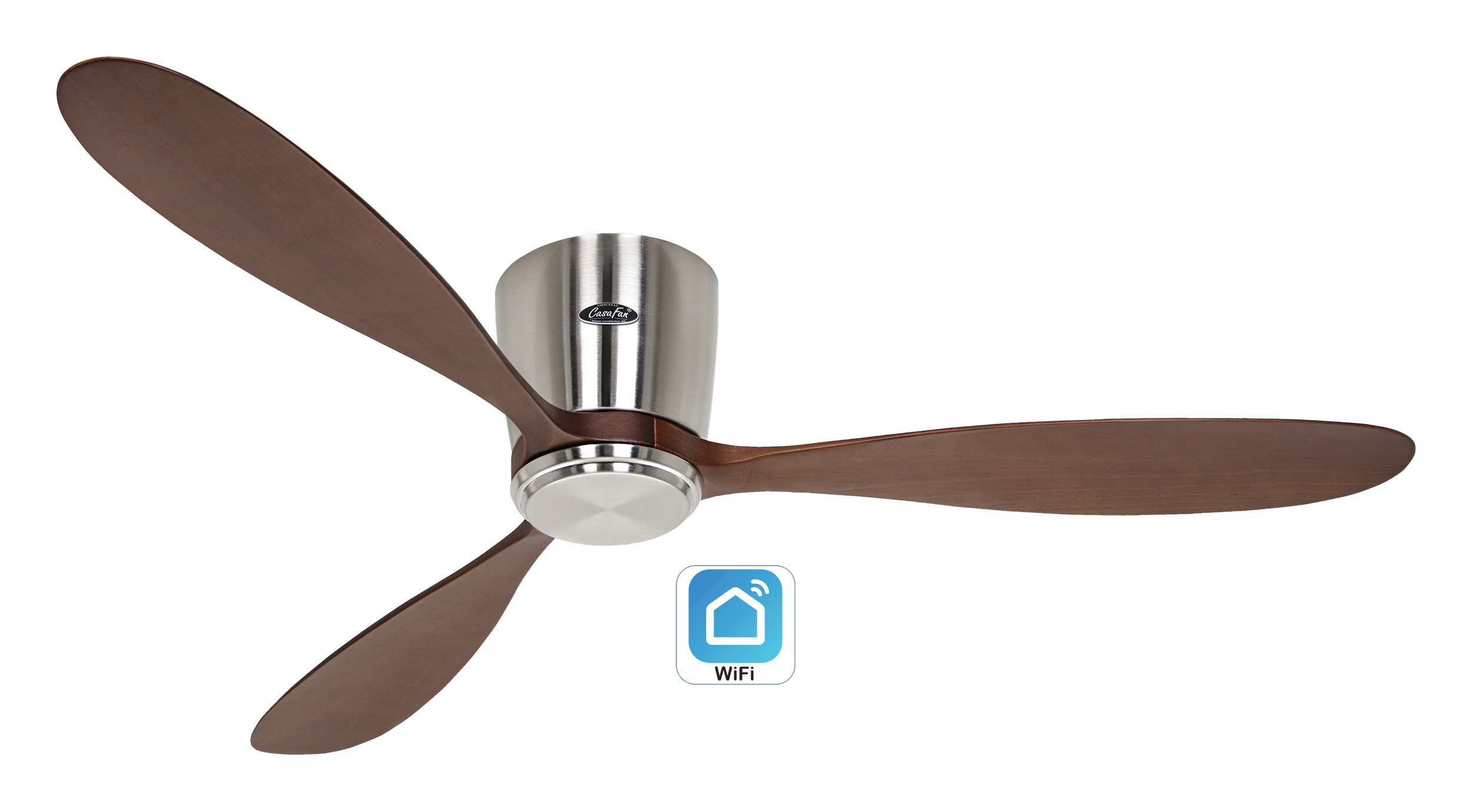 CasaFan Deckenventilator Eco Plano Wood BN-NB WiFi Produktbild Ean:4024397380985 SKU:313288W Deckenventilator von www.Deckenventilator-Experte.de Bild 1