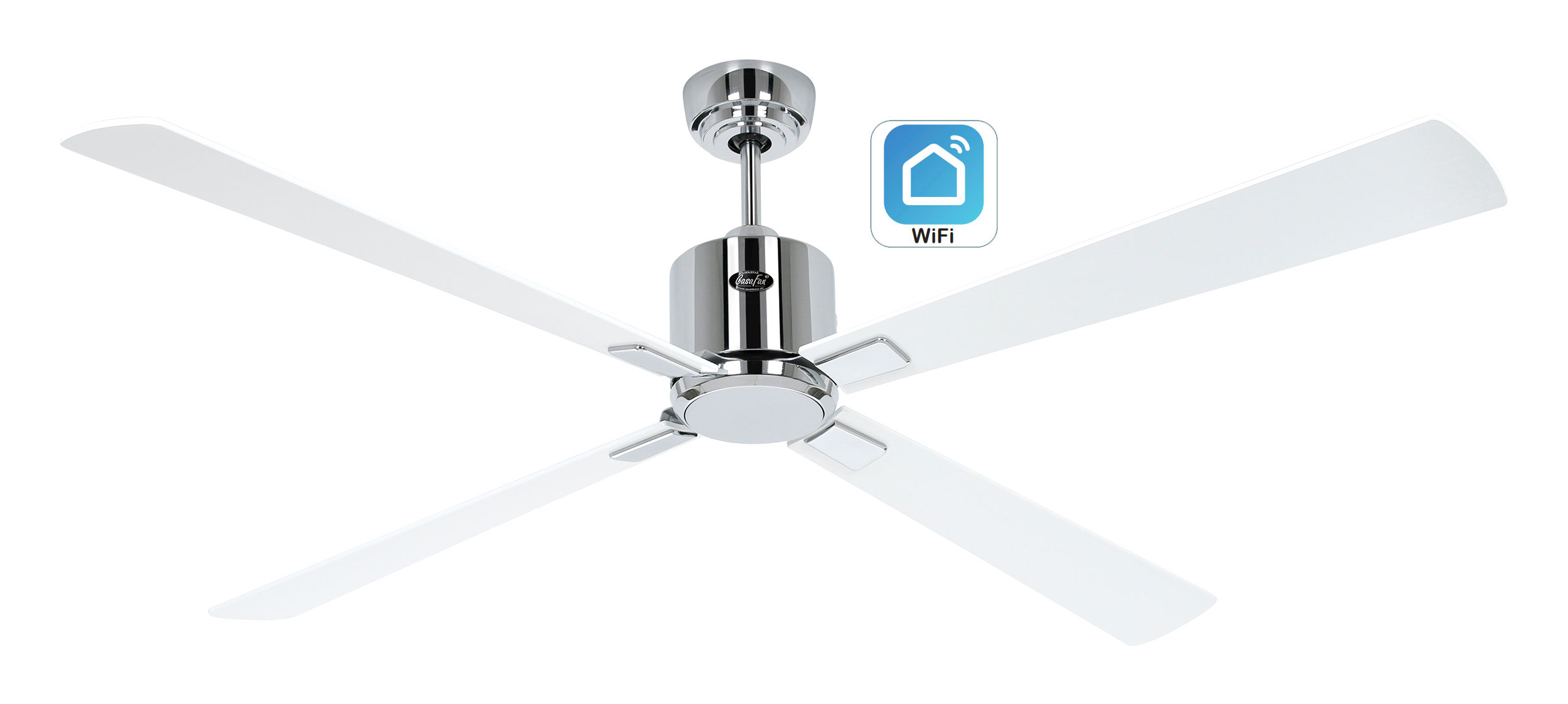 CasaFan Deckenventilator Eco Neo III 152 CH-WE/LG WiFi Produktbild Ean:4024397383771 SKU:948333W Deckenventilator von www.Deckenventilator-Experte.de Bild 1