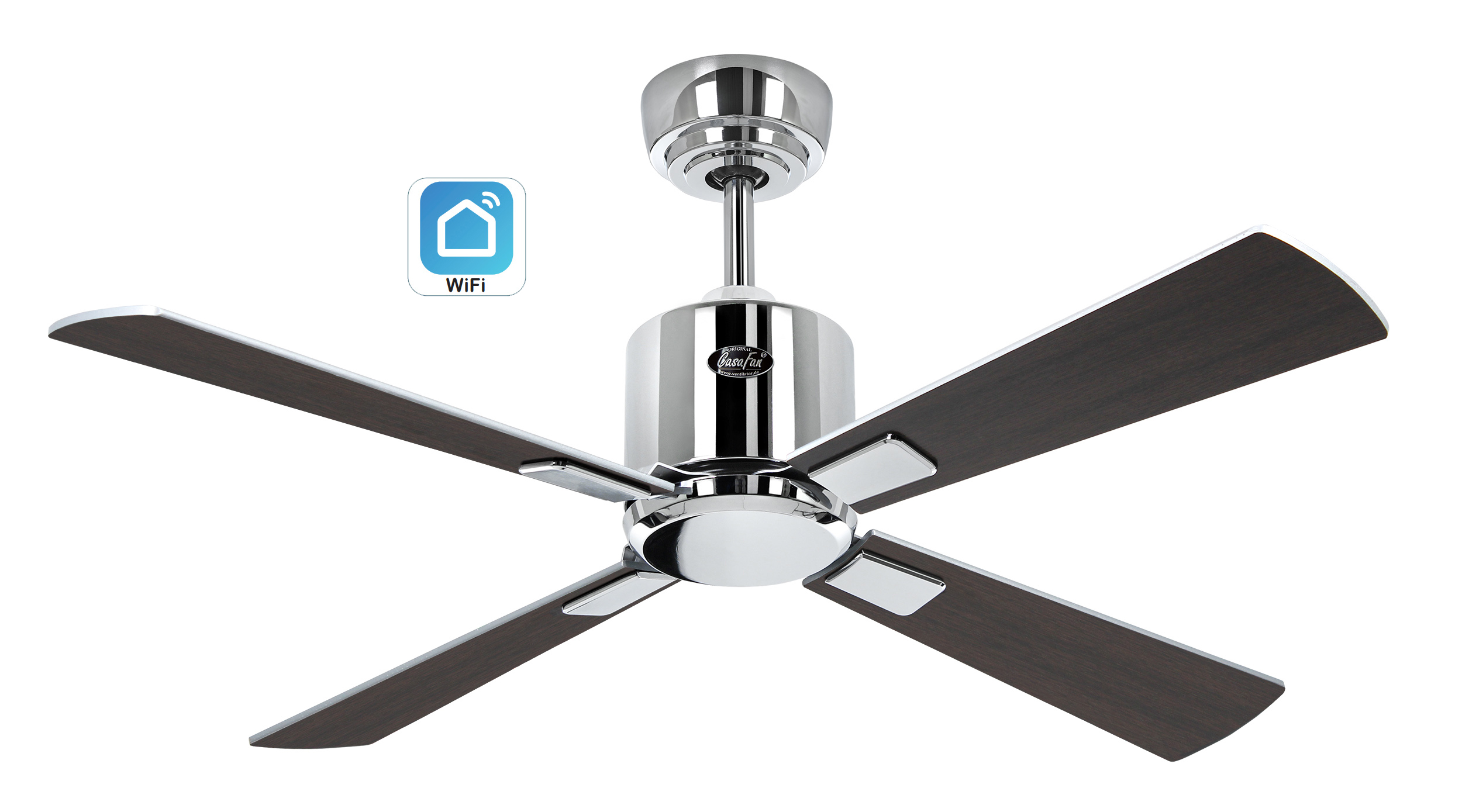 CasaFan Deckenventilator Eco Neo III 103 CH-WN/SI WiFi Produktbild Ean:4024397383375 SKU:948141W Deckenventilator von www.Deckenventilator-Experte.de Bild 1