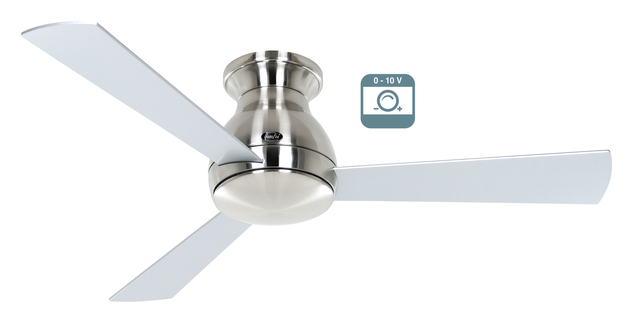 CasaFan Deckenventilator Eco Pallas 116 BN-SI/KI 0 - 10 V Produktbild Ean:4024397382279 SKU:3116731 Deckenventilator von www.Deckenventilator-Experte.de Bild 1