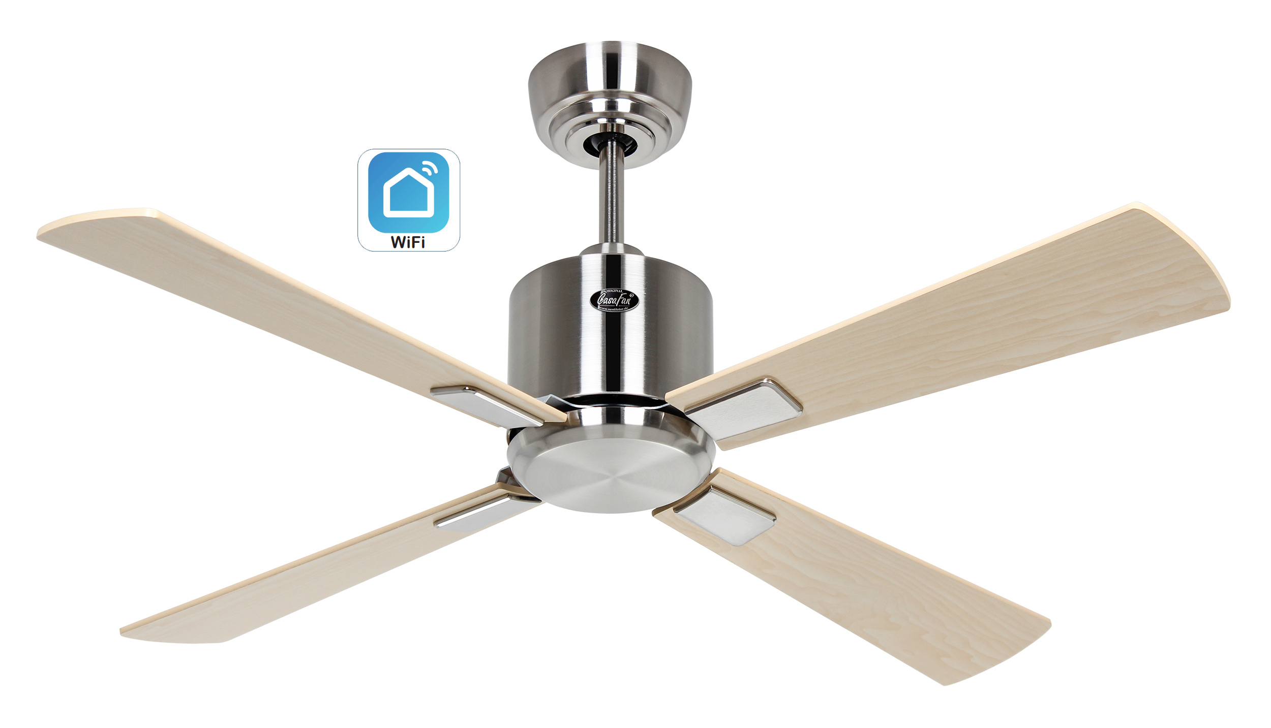 CasaFan Deckenventilator Eco Neo III 103 BN-AH/BU WiFi Produktbild Ean:4024397383283 SKU:942121W Deckenventilator von www.Deckenventilator-Experte.de Bild 1