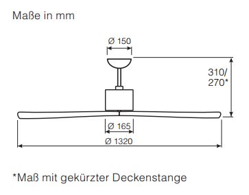 CasaFan Deckenventilator Aeroplan Eco BN-LG Produktbild Ean:4024397379569 SKU:313244 Deckenventilator von www.Deckenventilator-Experte.de Bild 6