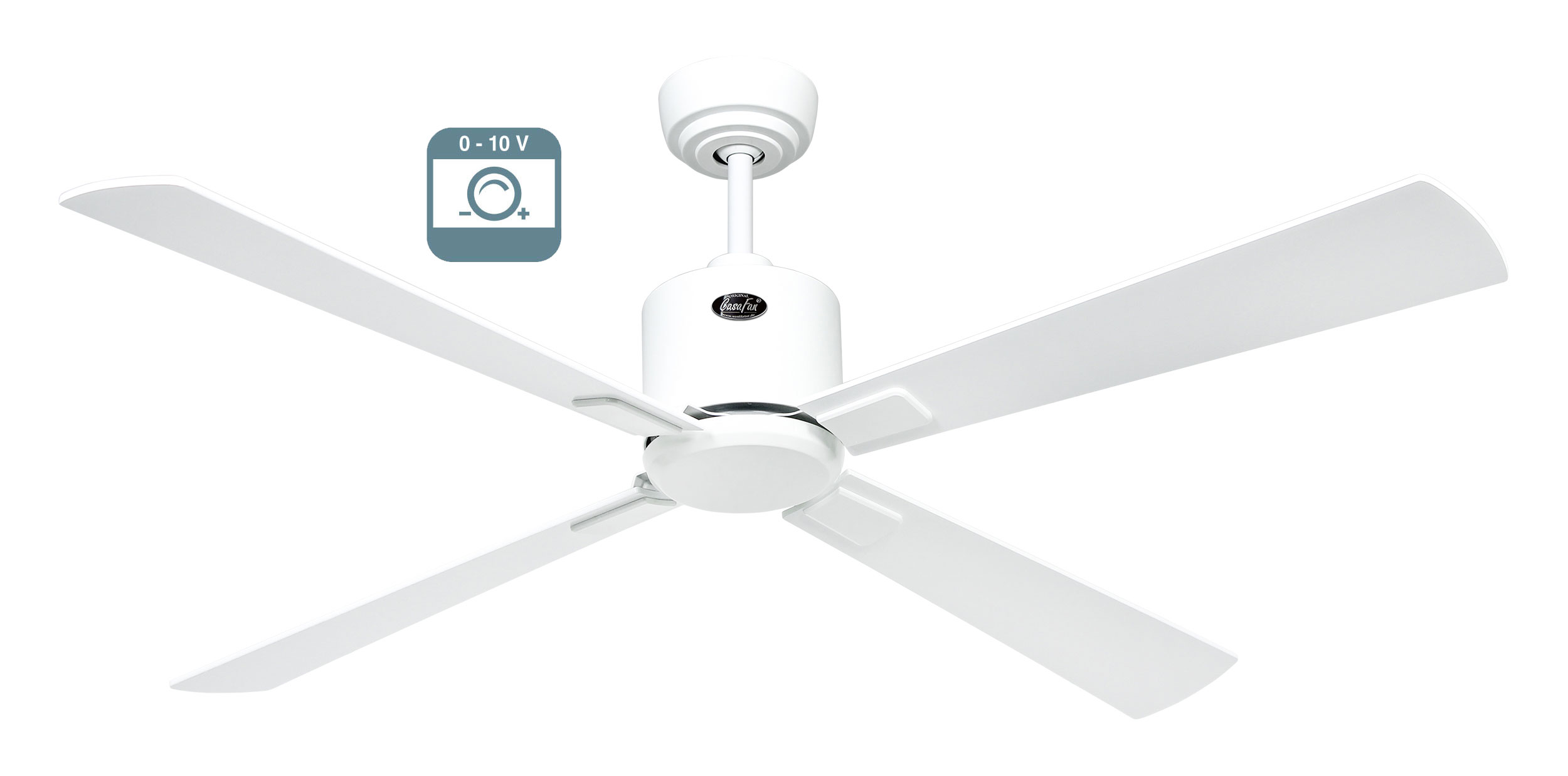 CasaFan Deckenventilator Eco Neo III 132 WE-WE/LG 0 - 10 V Produktbild Ean:4024397384600 SKU:9432321 Deckenventilator von www.Deckenventilator-Experte.de Bild 1