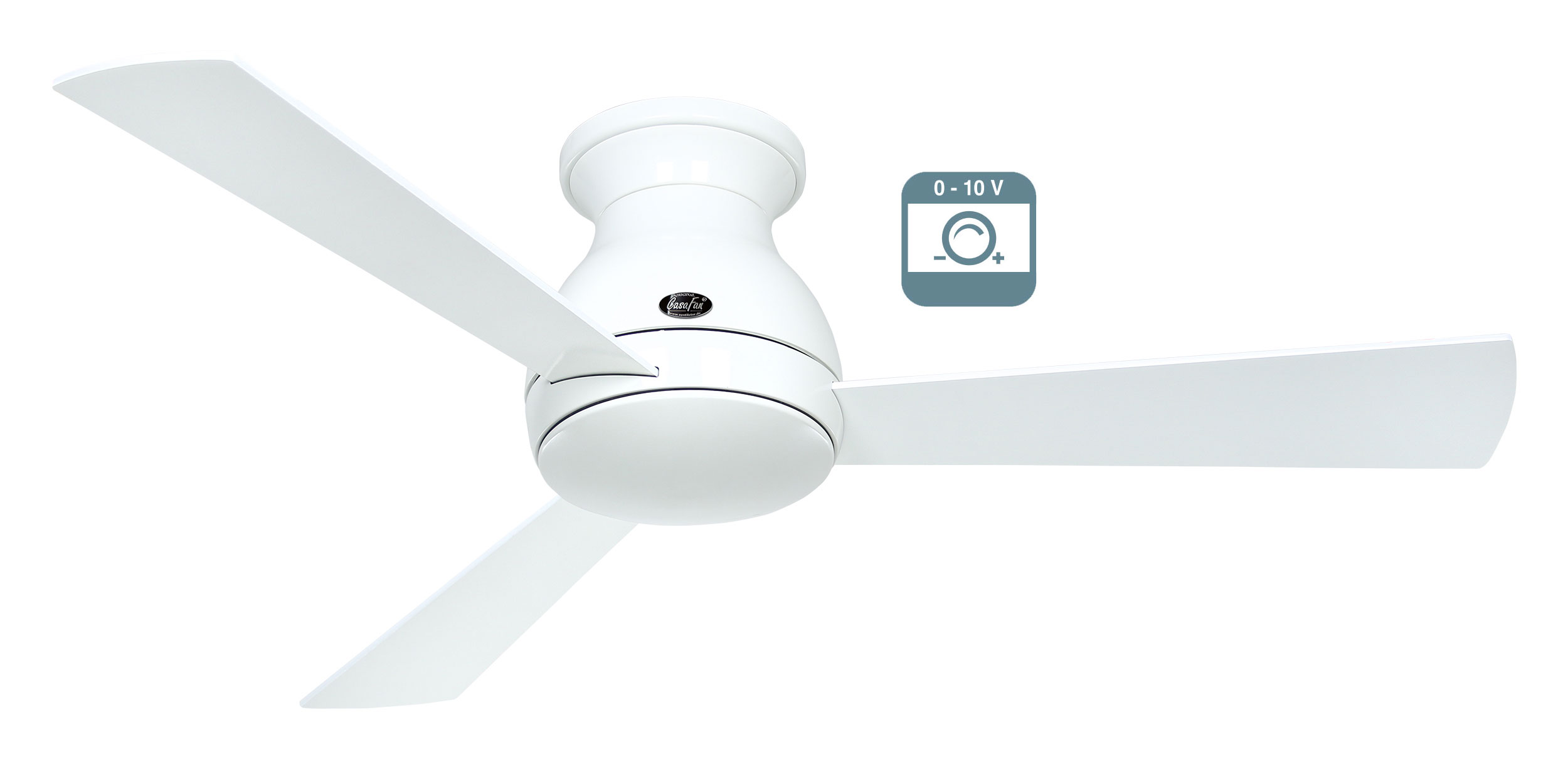 CasaFan Deckenventilator Eco Pallas 116 WE-WE/LG 0 - 10 V Produktbild Ean:4024397382323 SKU:3116761 Deckenventilator von www.Deckenventilator-Experte.de Bild 1