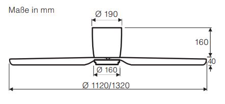 CasaFan Deckenventilator Eco Plano II 132 LG-LG WiFi Produktbild Ean:4024397380978 SKU:313285W Deckenventilator von www.Deckenventilator-Experte.de Bild 3