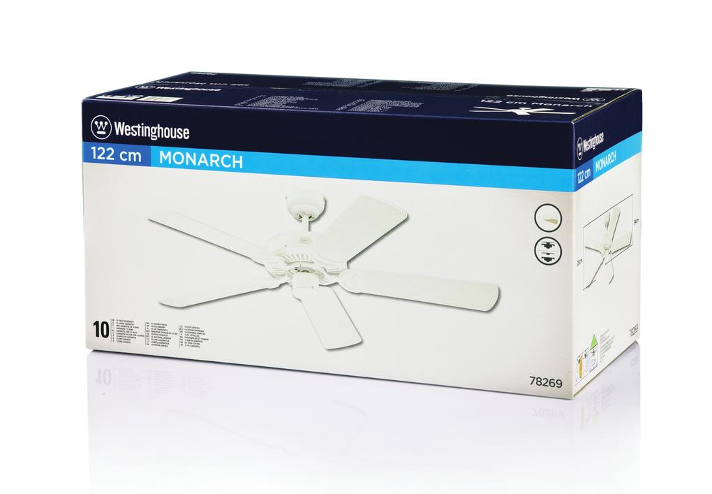 Westinghouse Monarch 122 cm Deckevenventilator - EAN 4895105601698 Produkt 7826940 Bild 10