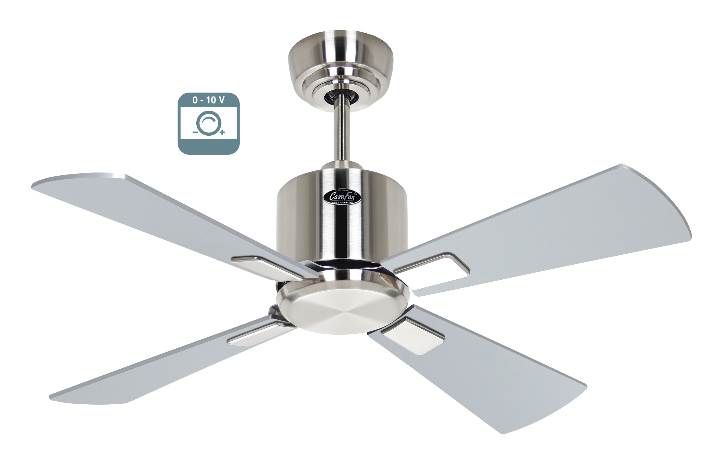 CasaFan Deckenventilator Eco Neo III 92 BN-WN/SI 0 - 10 V Produktbild Ean:4024397384099 SKU:9420411 Deckenventilator von www.Deckenventilator-Experte.de Bild 1