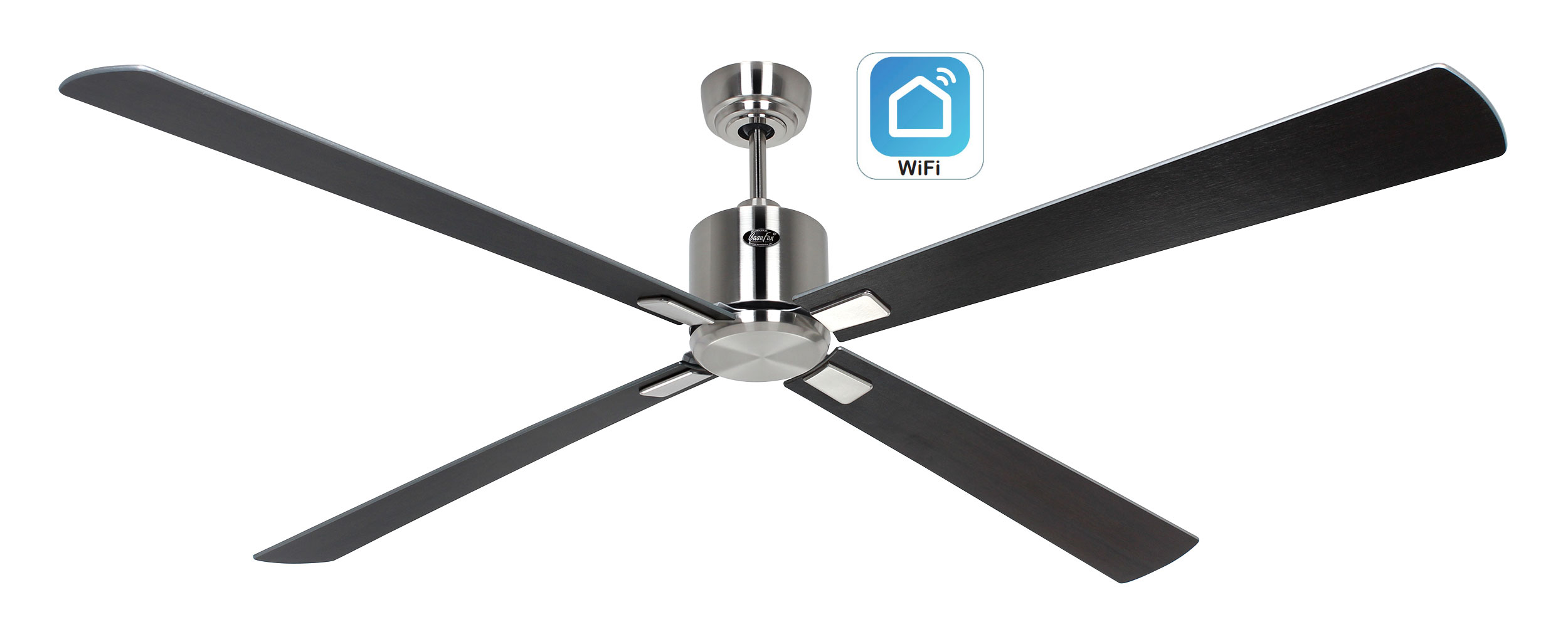 CasaFan Deckenventilator Eco Neo III 180 BN-WN/SI WiFi Produktbild Ean:4024397383962 SKU:942410W Deckenventilator von www.Deckenventilator-Experte.de Bild 1