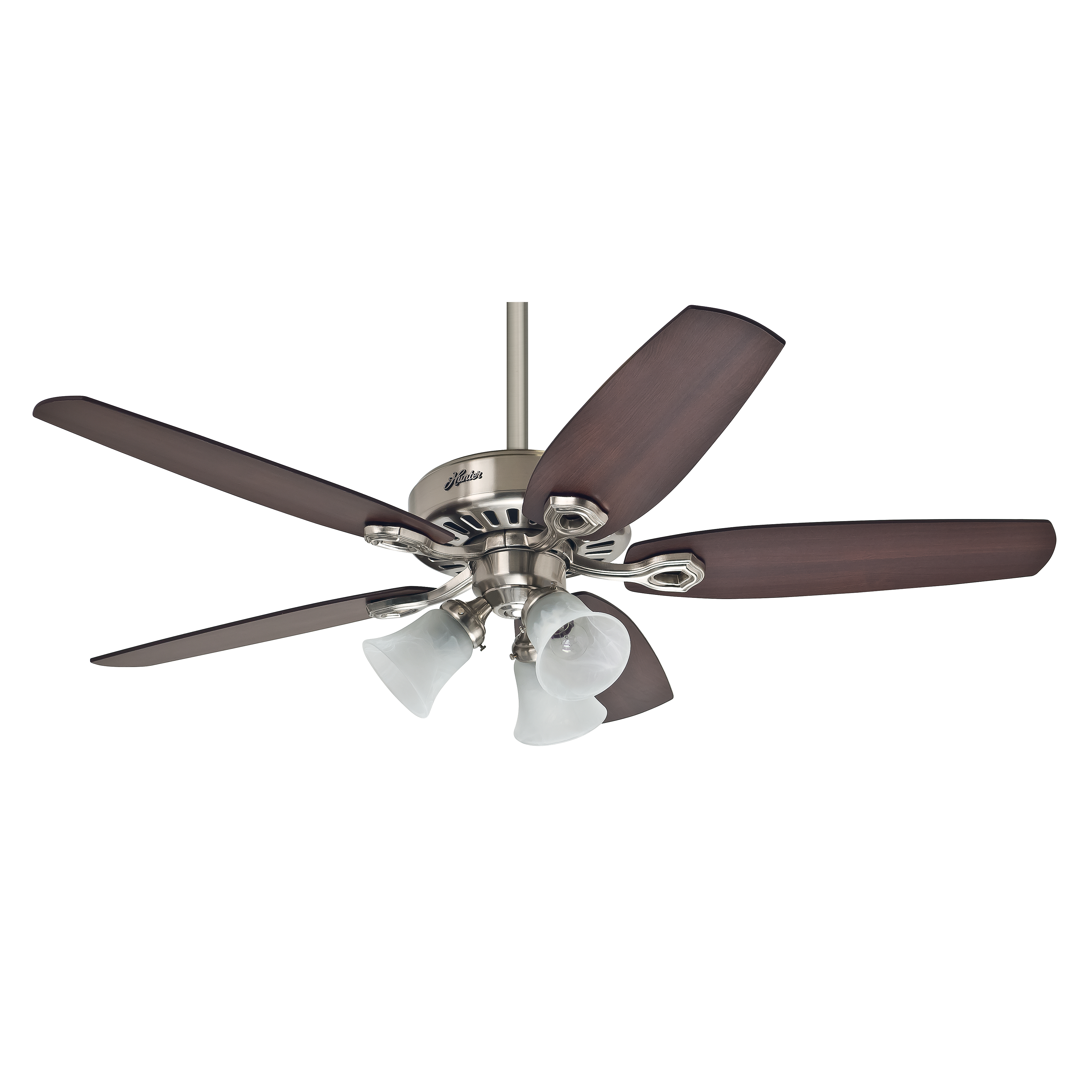 Hunter Deckenventilator Builder Plus BN Produktbild Ean:0049694505613 SKU:50561 Deckenventilator von www.Deckenventilator-Experte.de Bild 1