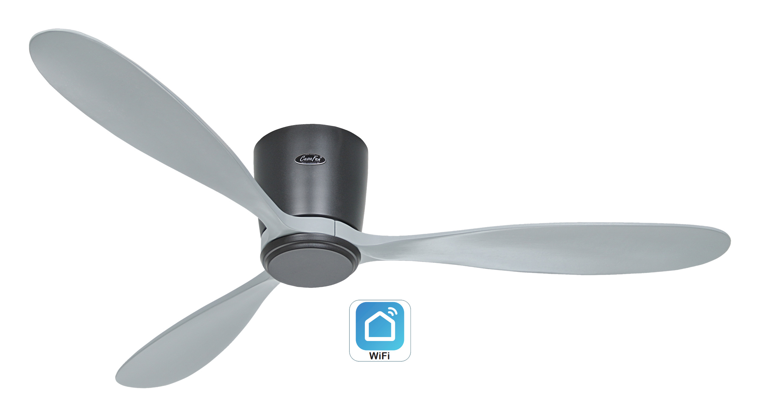CasaFan Deckenventilator Eco Plano Wood BG-LG WiFi Produktbild Ean:4024397381081 SKU:313297W Deckenventilator von www.Deckenventilator-Experte.de Bild 1