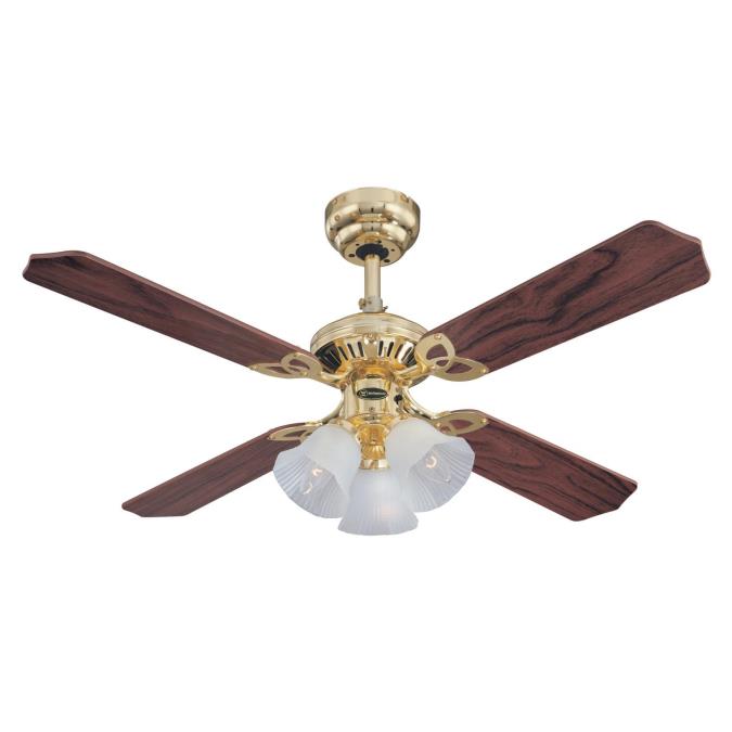 Westinghouse Princess Trio 105 cm Rattan Eiche Mahagoni Deckevenventilator - EAN 4895105600394 Produkt 7819940 Bild 3