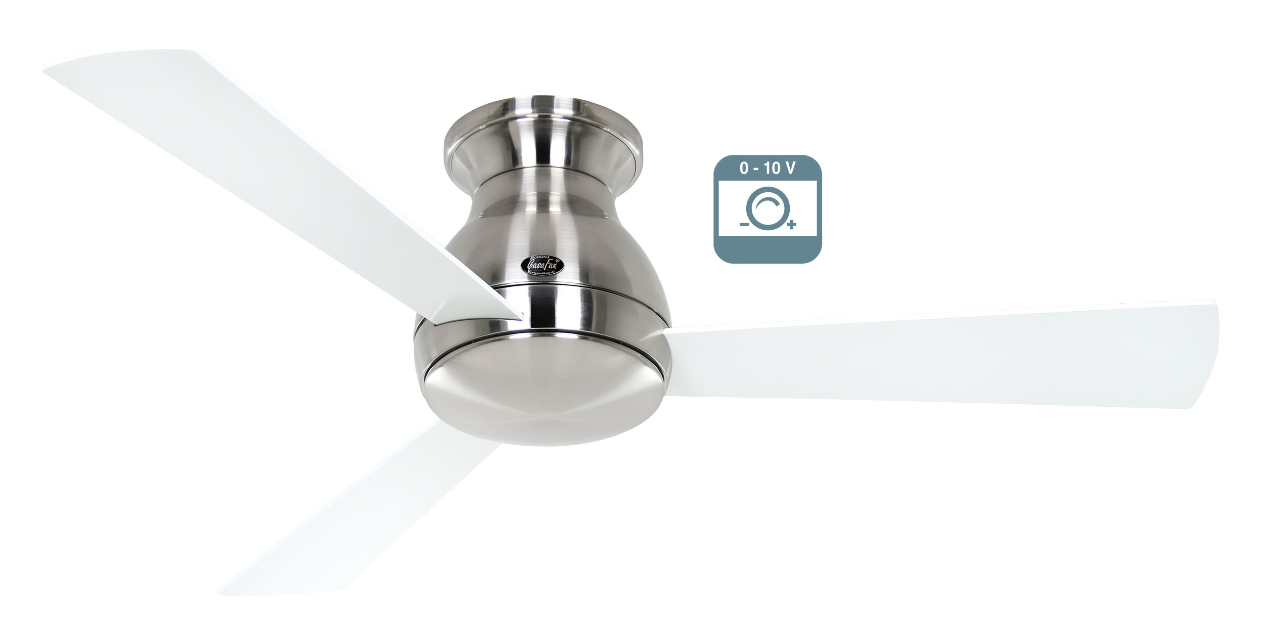 CasaFan Deckenventilator Eco Pallas 116 BN-WE/LG 0 - 10 V Produktbild Ean:4024397382286 SKU:3116721 Deckenventilator von www.Deckenventilator-Experte.de Bild 1