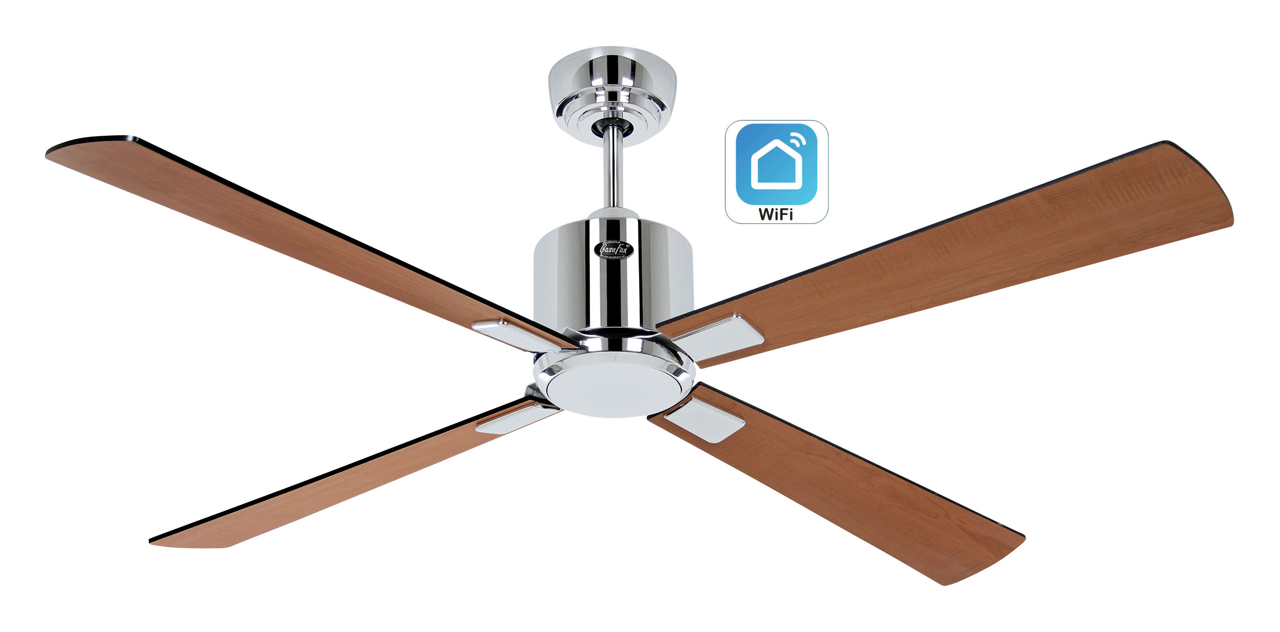 CasaFan Deckenventilator Eco Neo III 132 CH-SW/TK WiFi Produktbild Ean:4024397383603 SKU:948202W Deckenventilator von www.Deckenventilator-Experte.de Bild 1