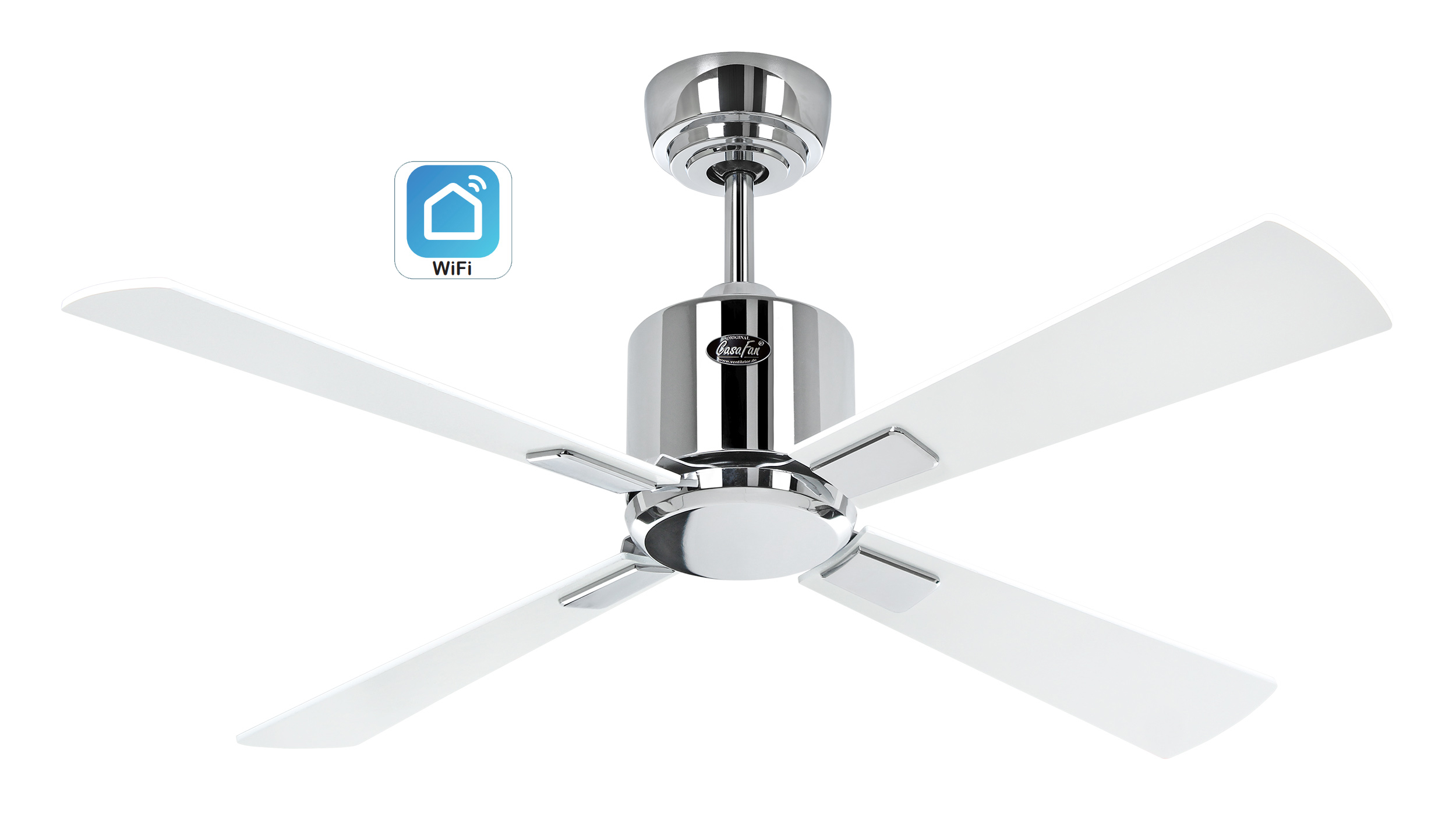 CasaFan Deckenventilator Eco Neo III 103 CH-WE/LG WiFi Produktbild Ean:4024397383368 SKU:948131W Deckenventilator von www.Deckenventilator-Experte.de Bild 1